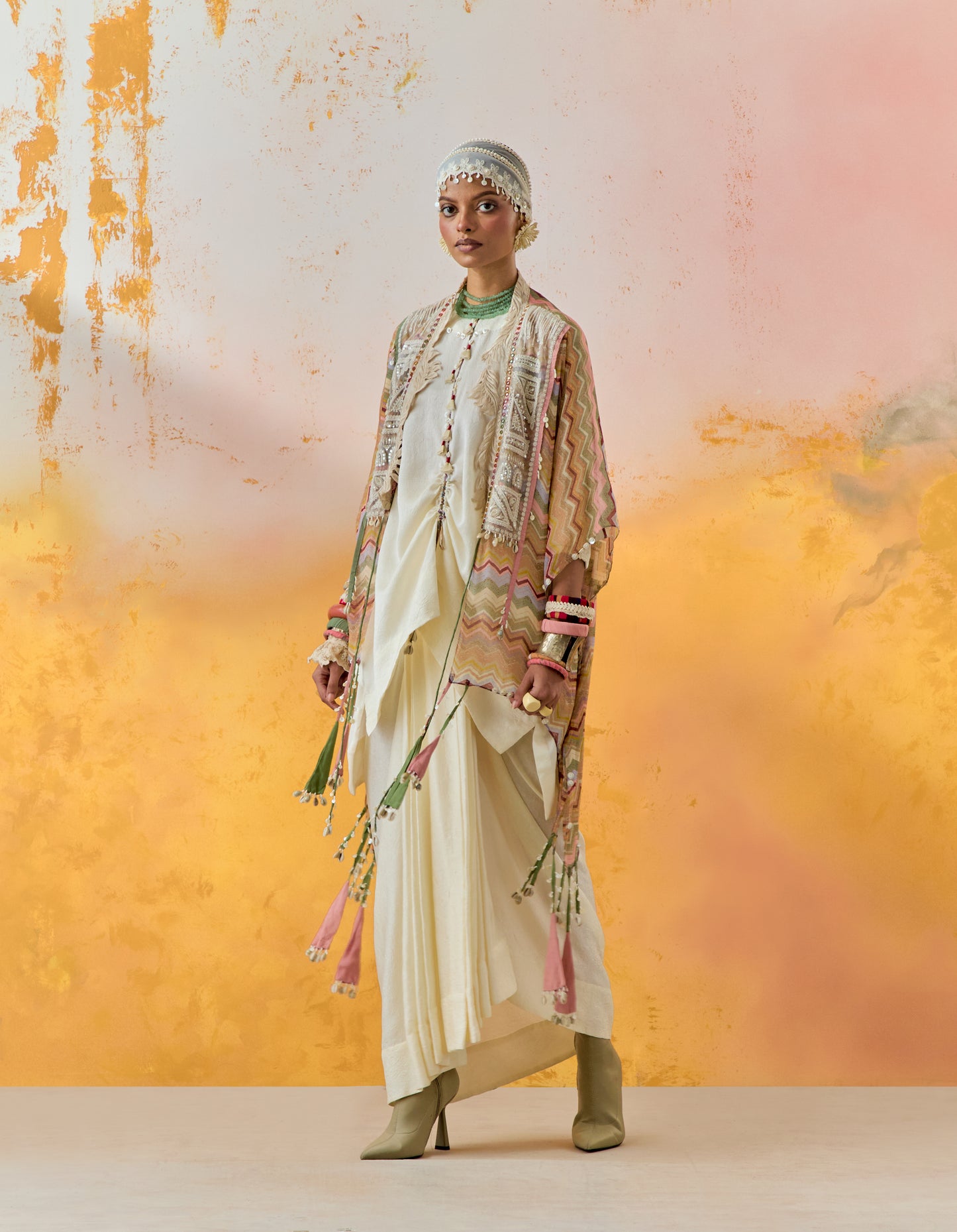VENI DUPATTA JACKET SET