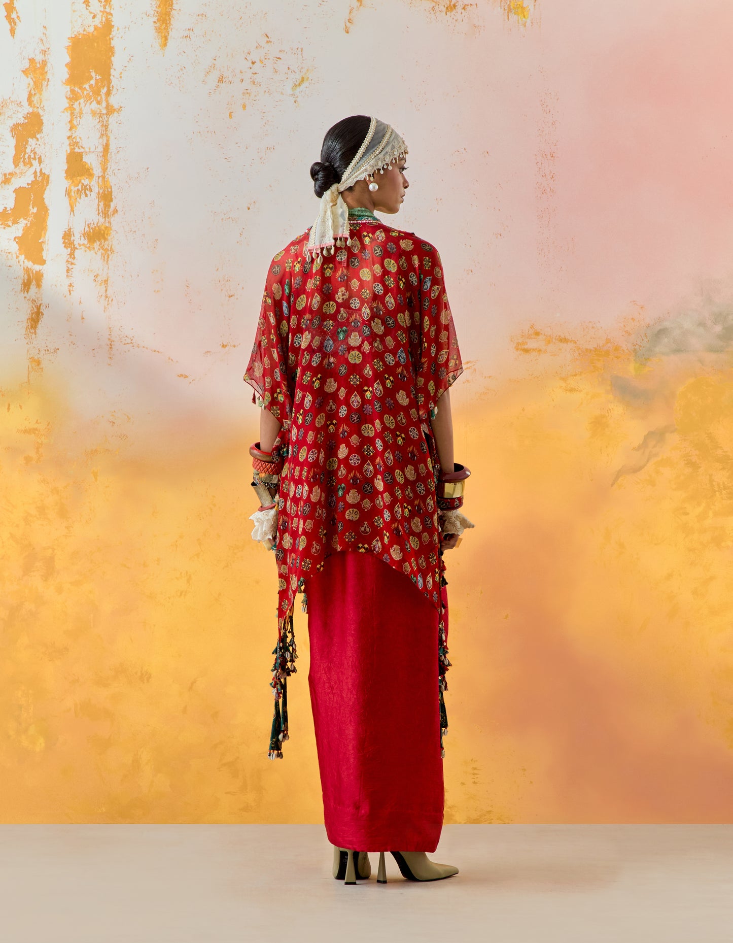 VENI DUPATTA JACKET SET