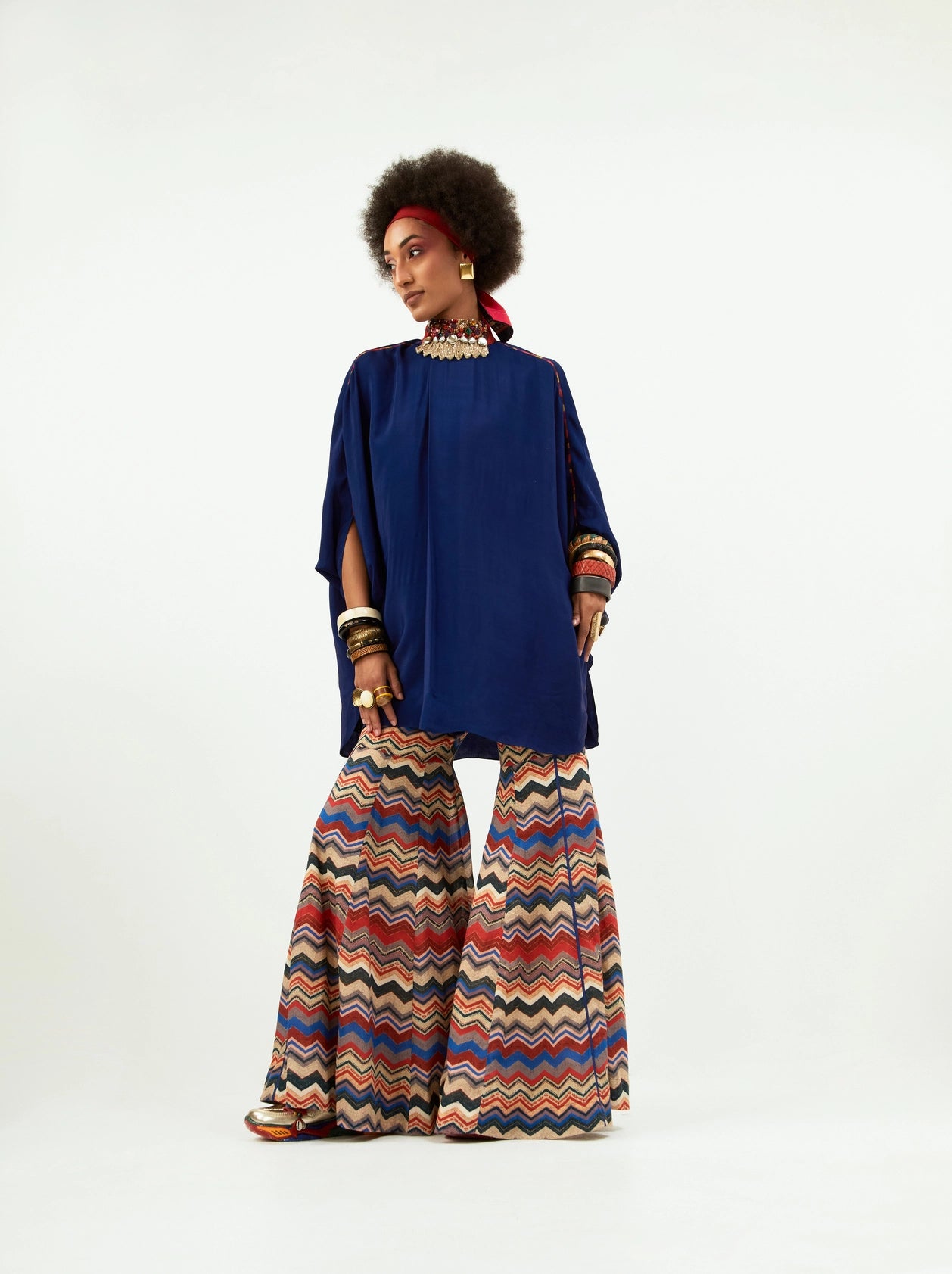 RITU KAFTAN TOP SET
