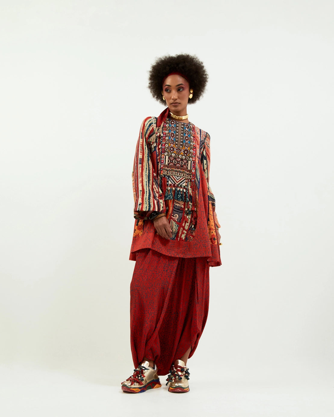 AFGHAN TUNIC SET