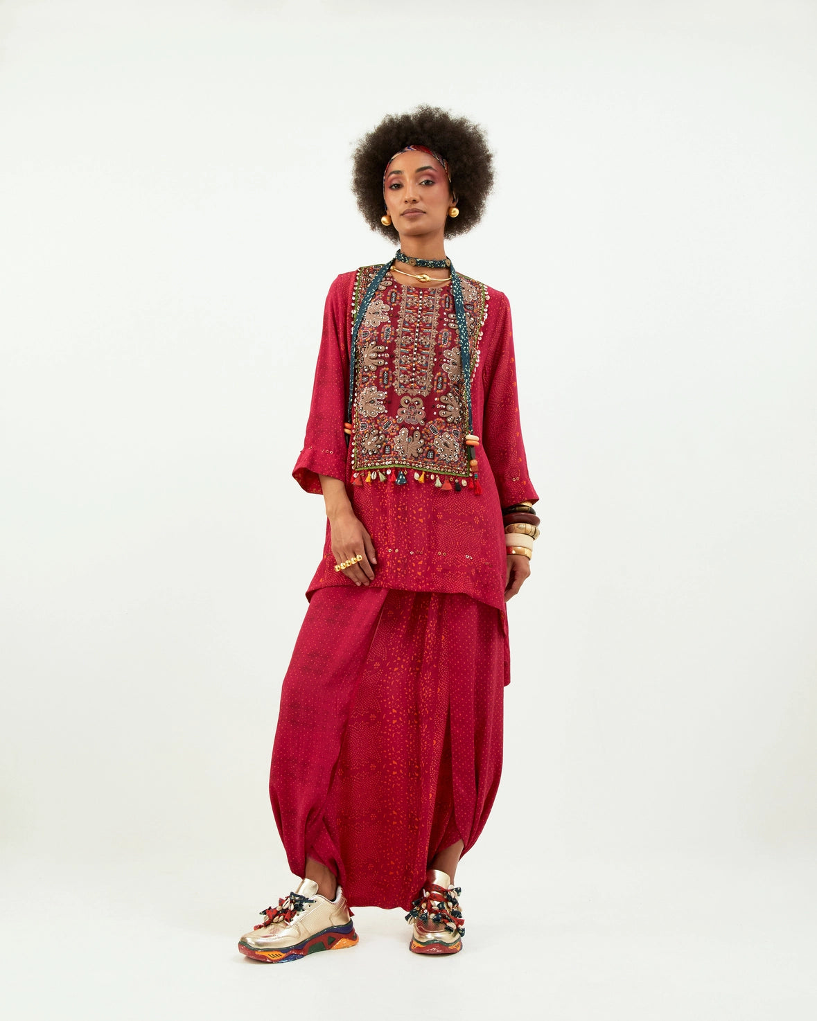 MITRA SHORT KURTI SET