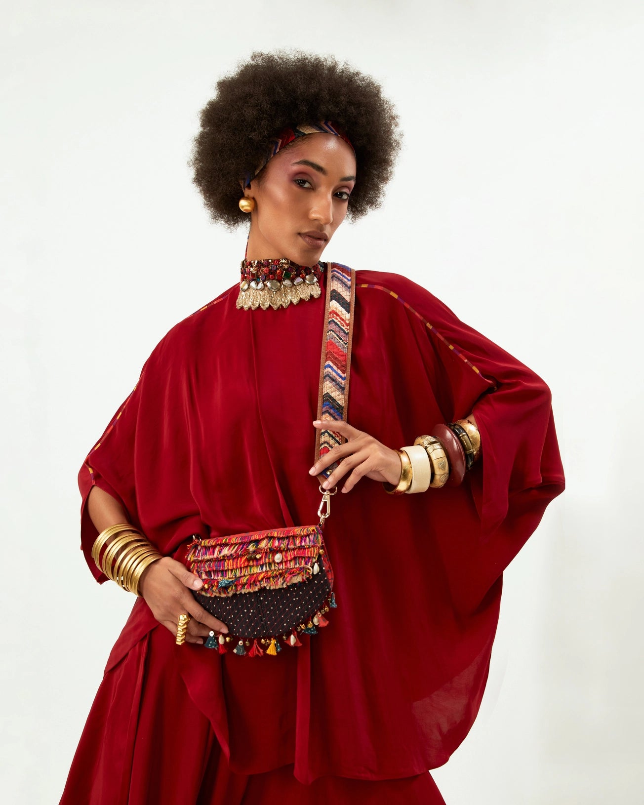 RITU KAFTAN TOP SET