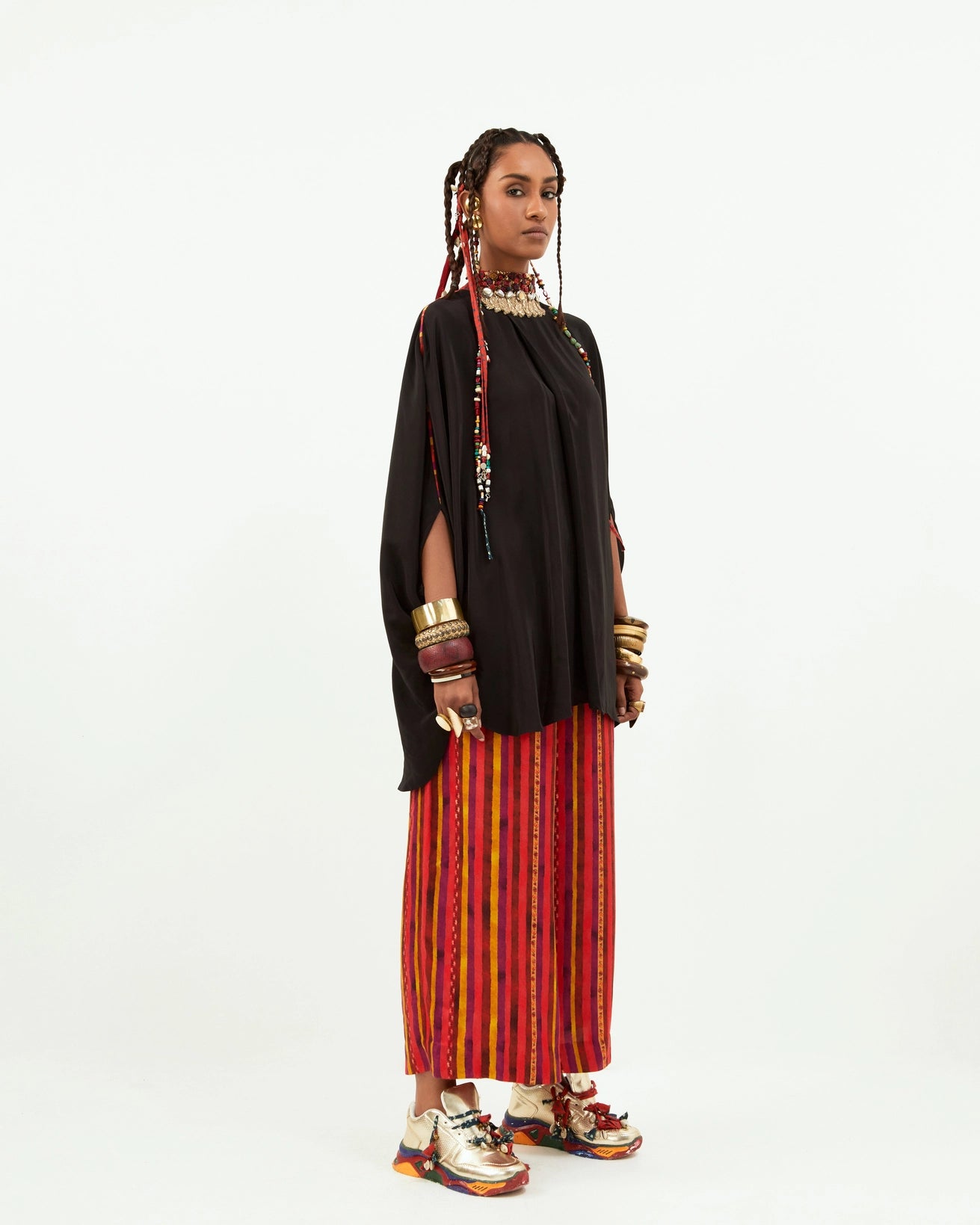 RITU KAFTAN TOP SET