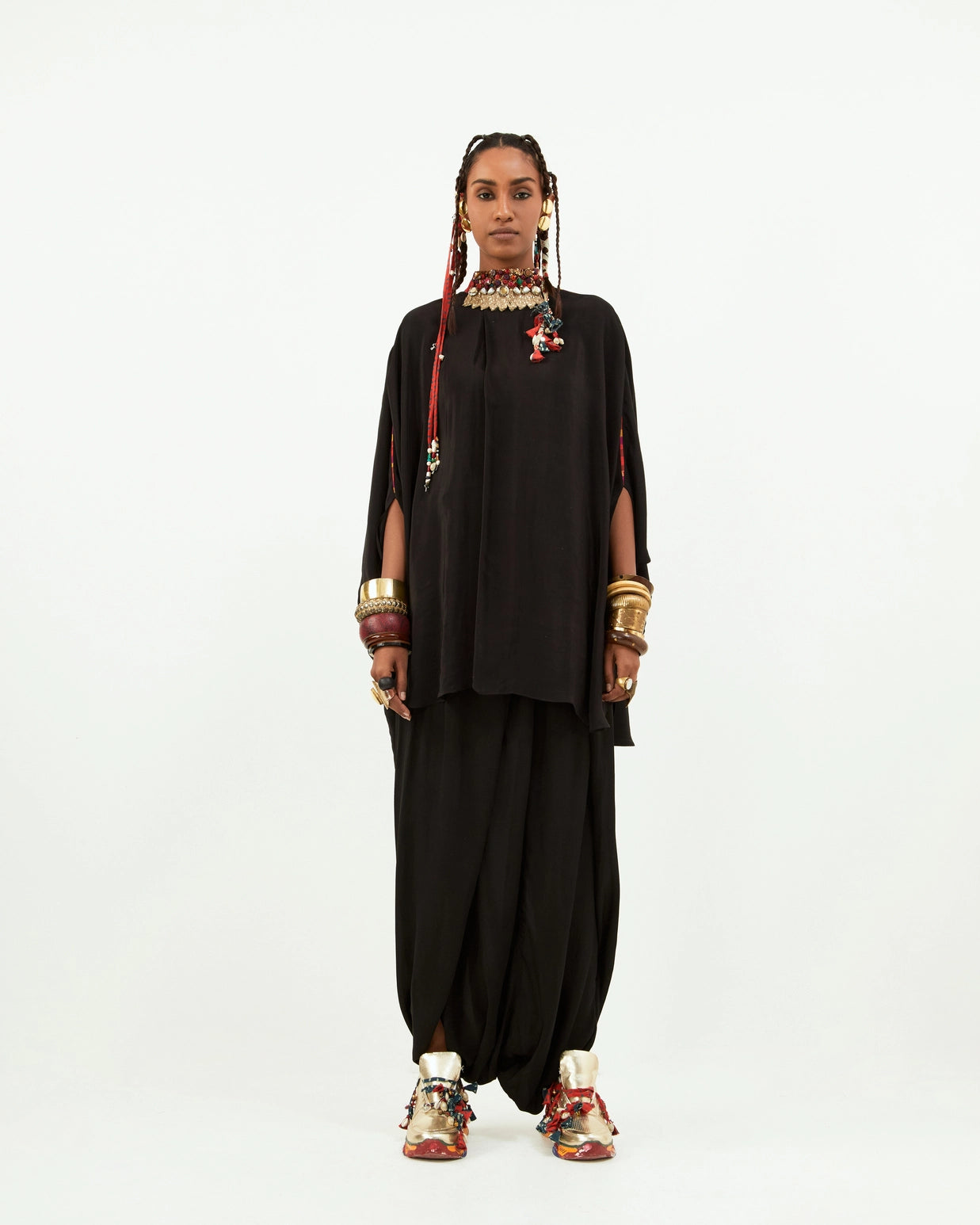 RITU KAFTAN TOP SET