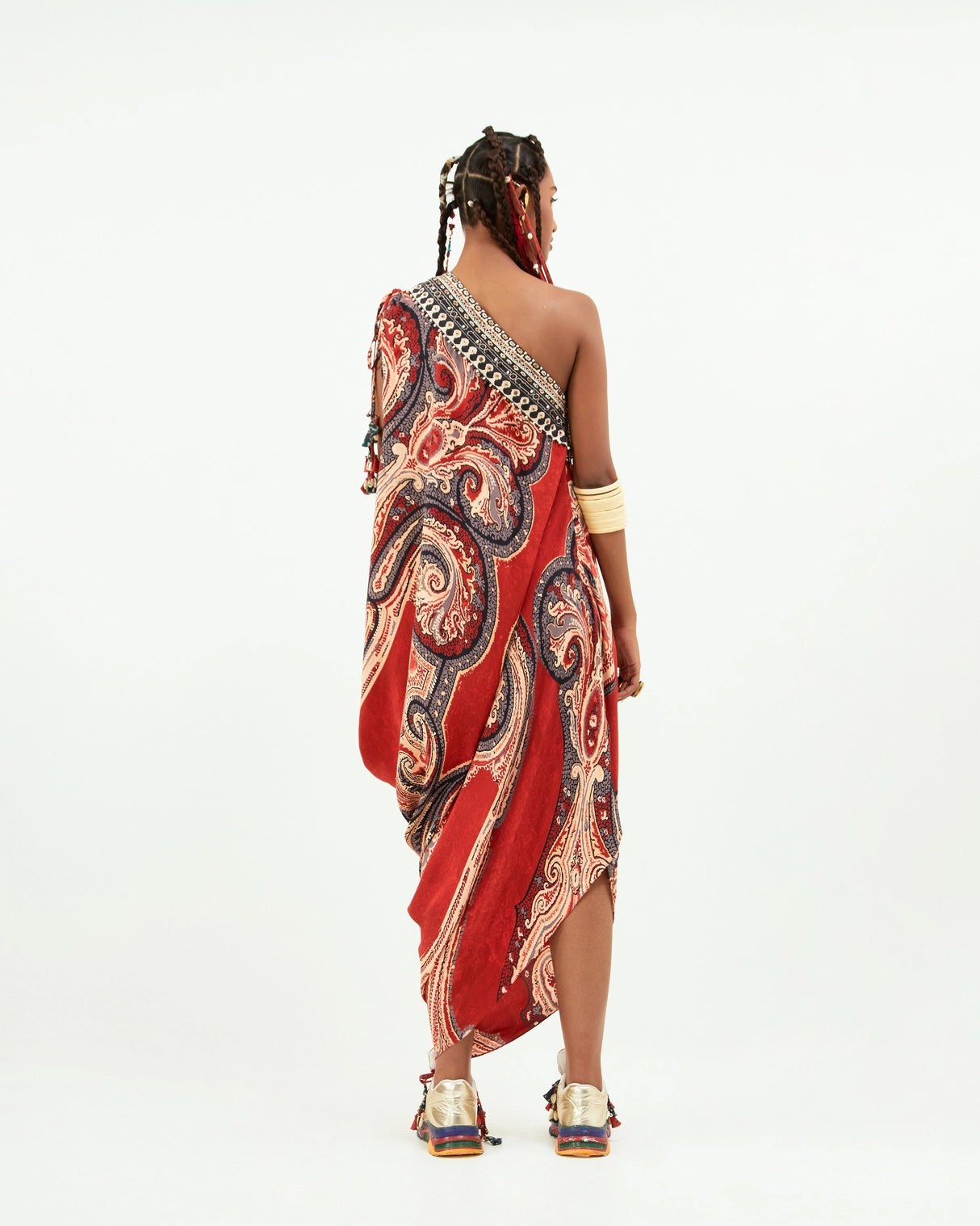 RASA ONE SHOULDER DRESS
