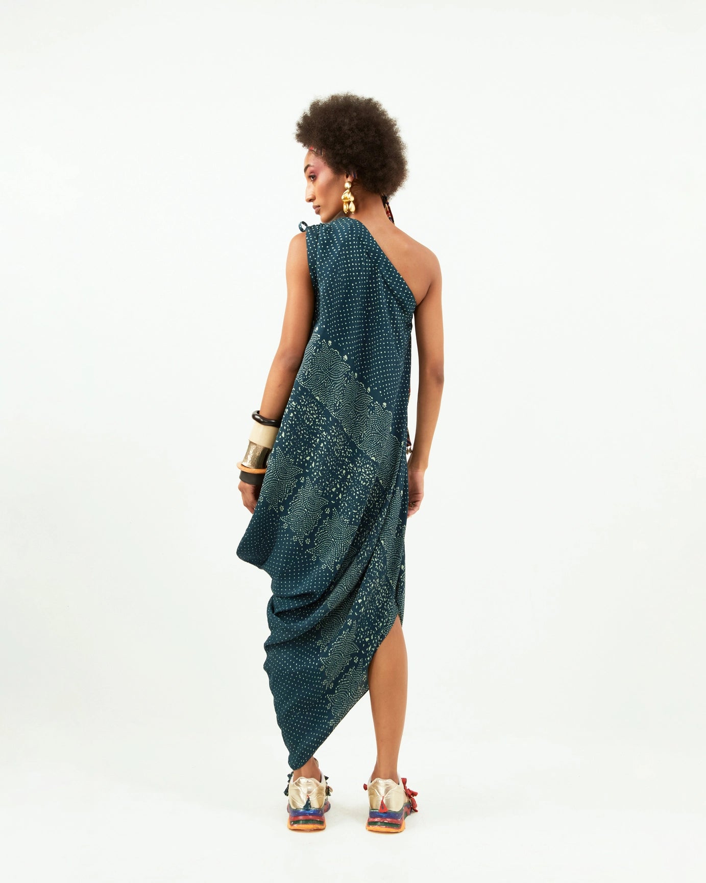 RASA ONE SHOULDER DRESS