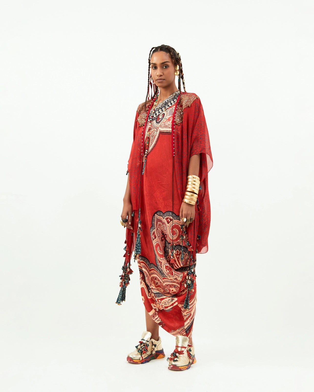RASA ONE SHOULDER DRESS AND JACKET