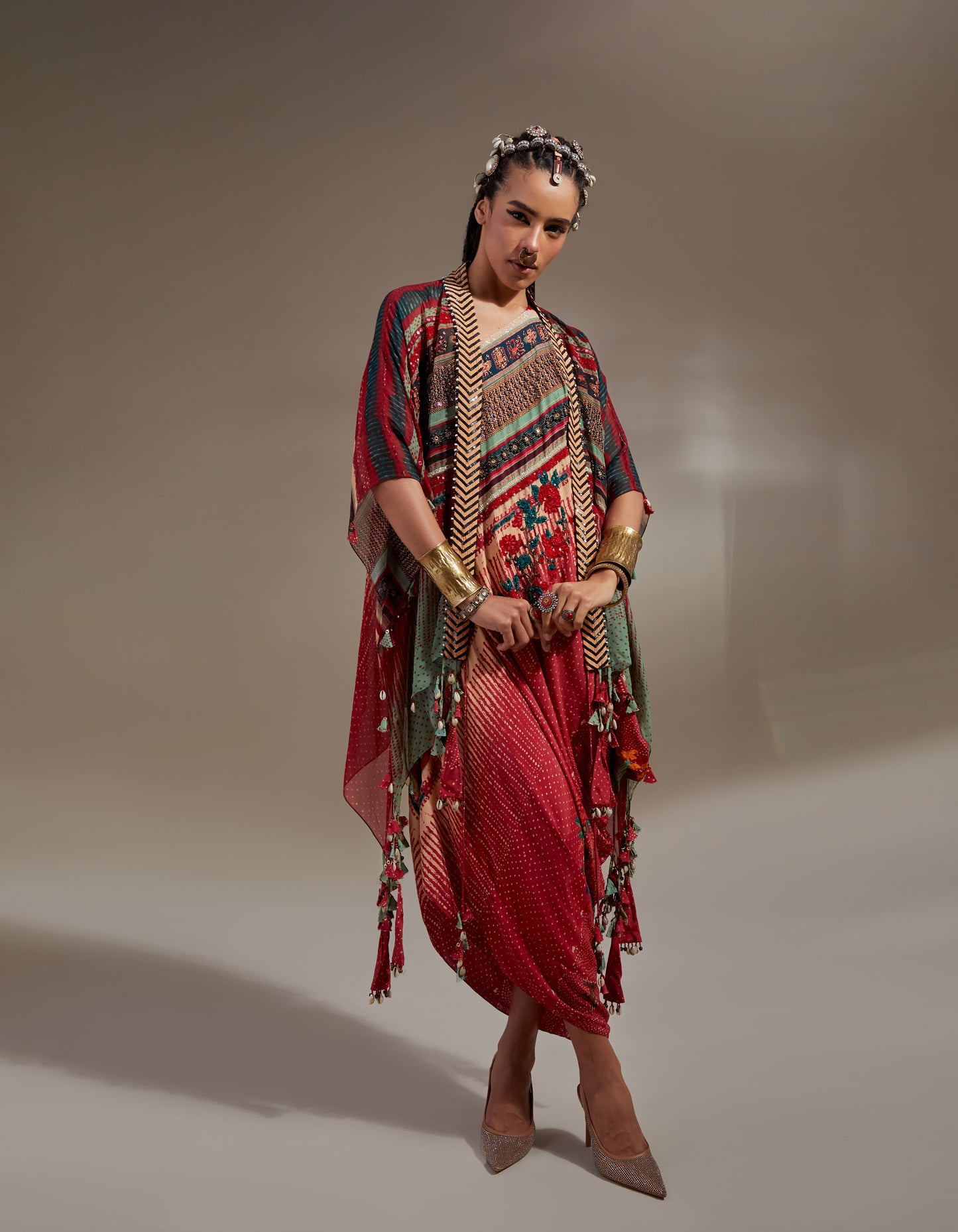 VENI DUPATTA JACKET SET