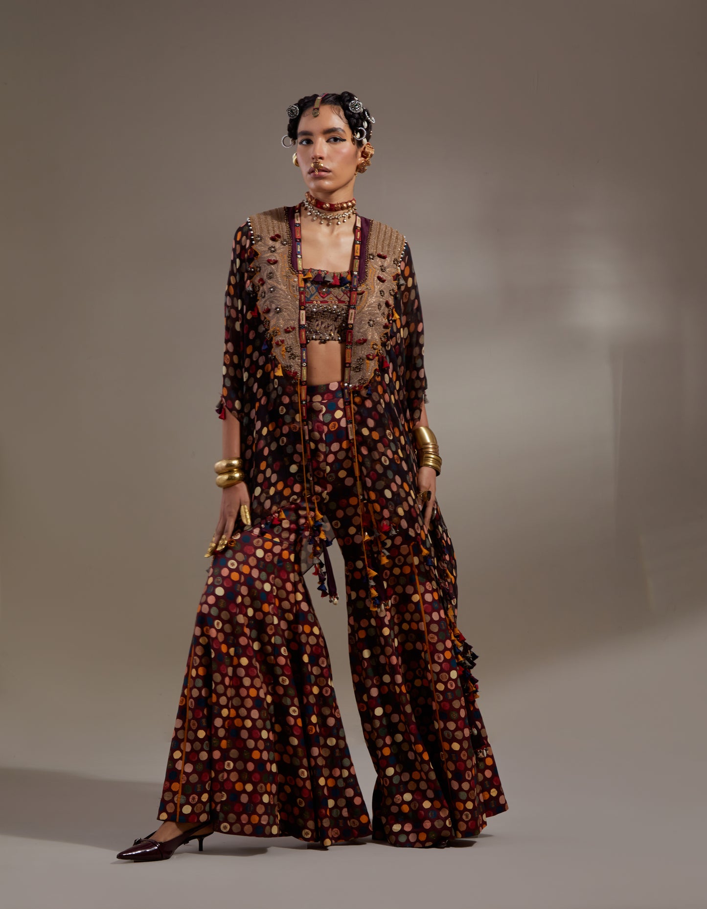 VENI DUPATTA JACKET SET