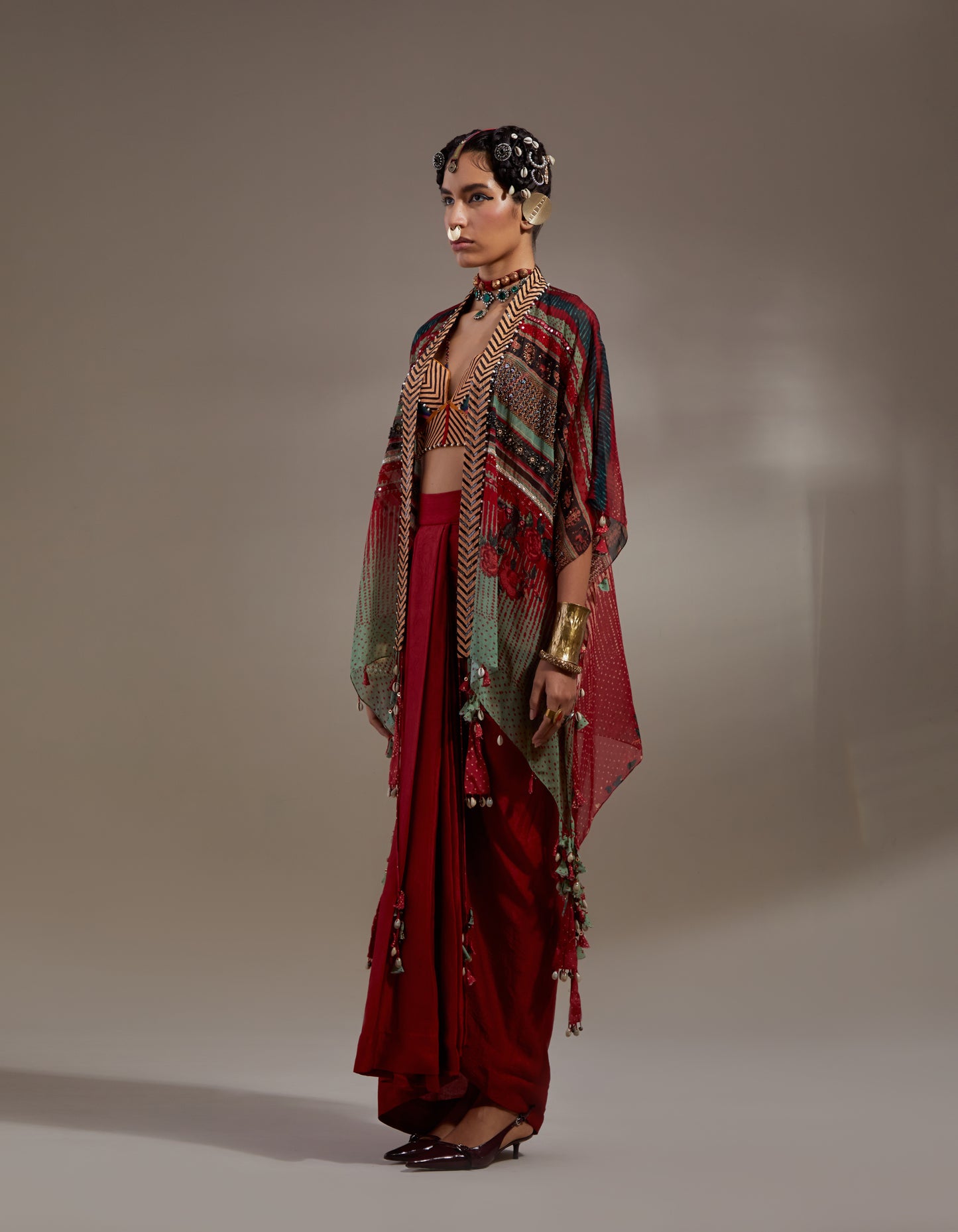 VENI DUPATTA JACKET SET