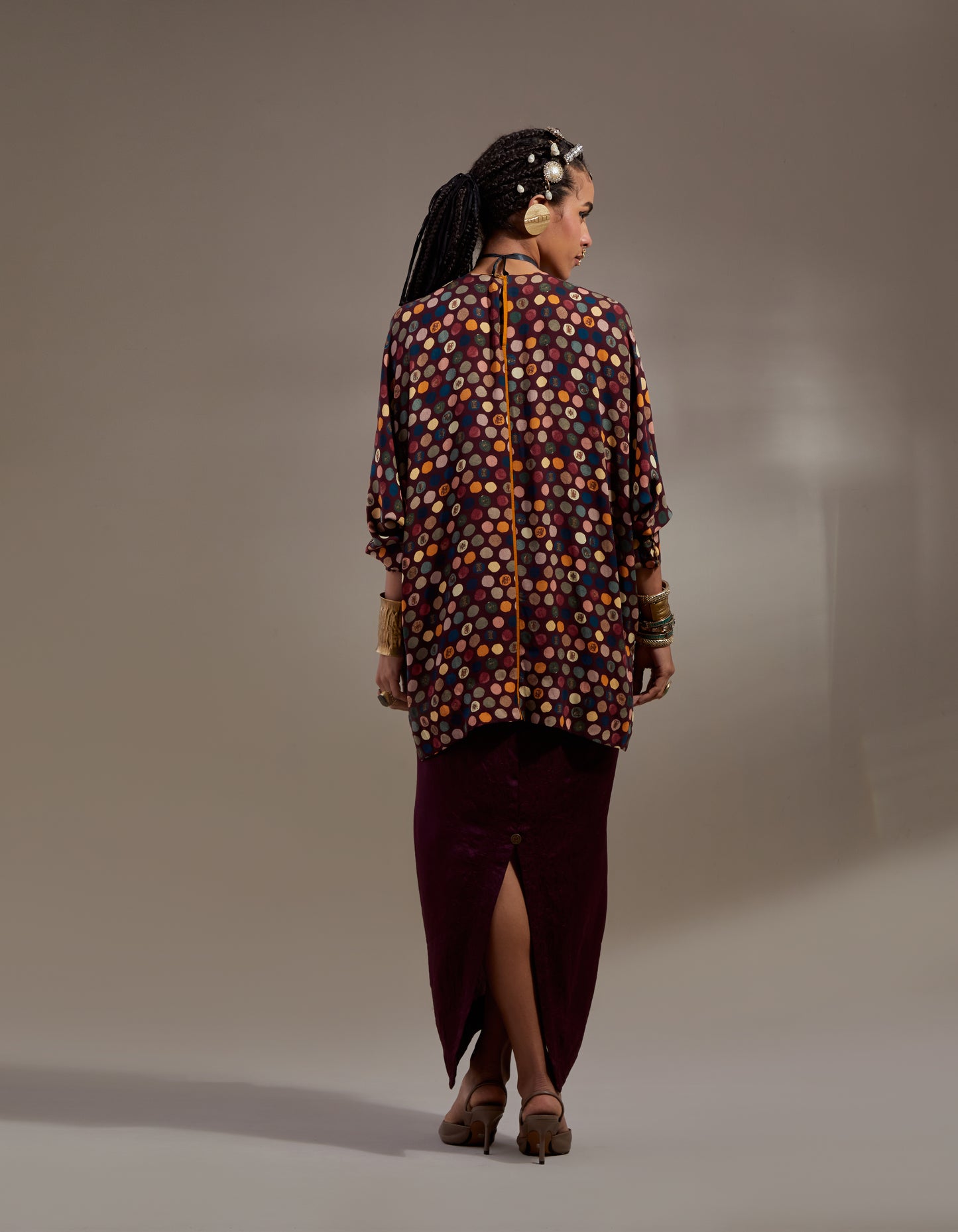 KURU TRAPEZE KURTA SET