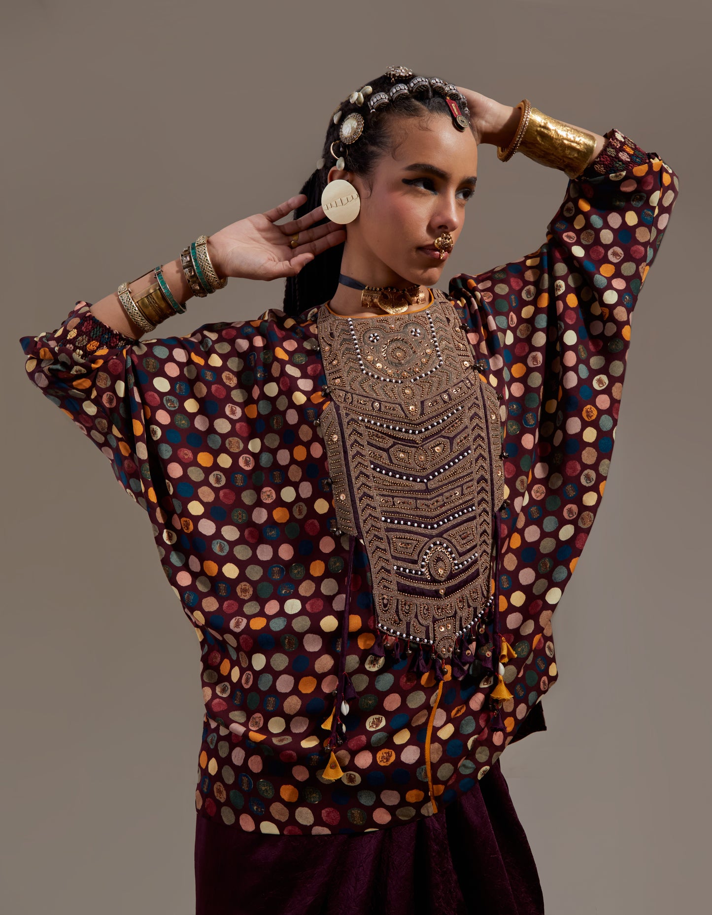 KURU TRAPEZE KURTA SET