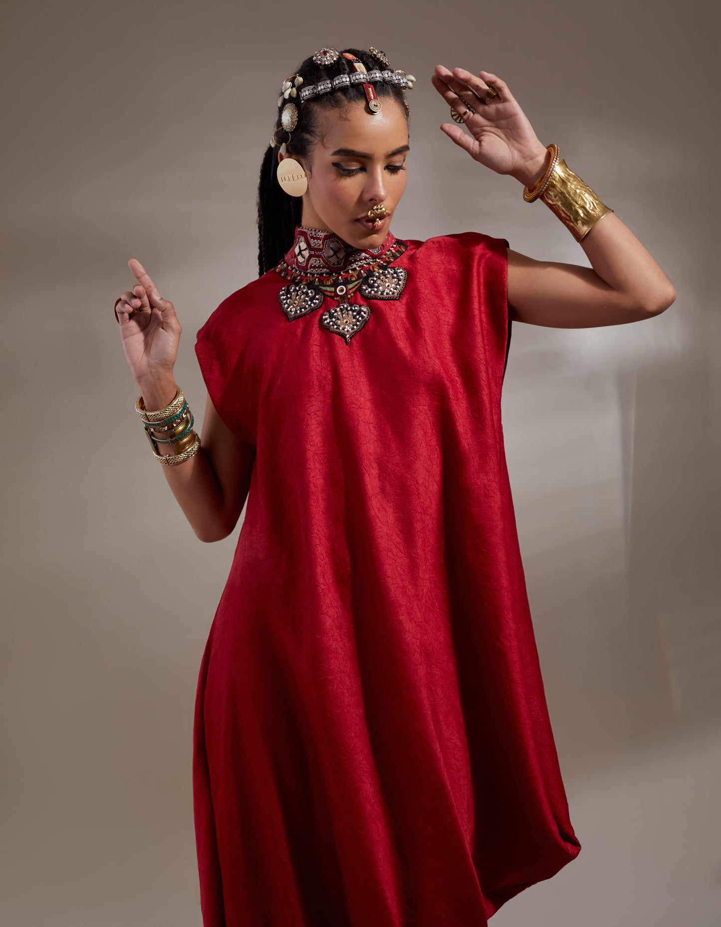 RASA DROP SHOULDER DRESS