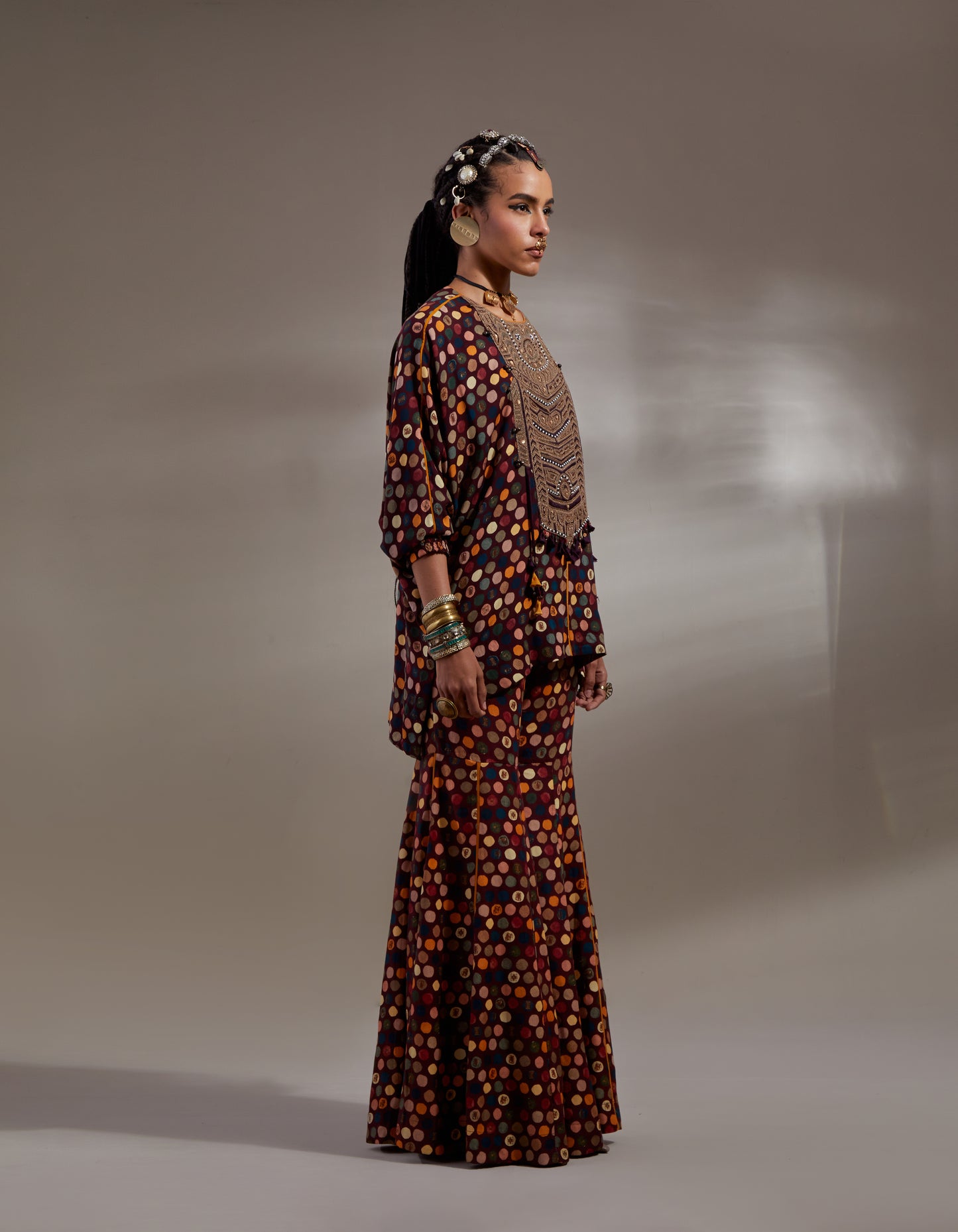 KURU TRAPEZE KURTA SET