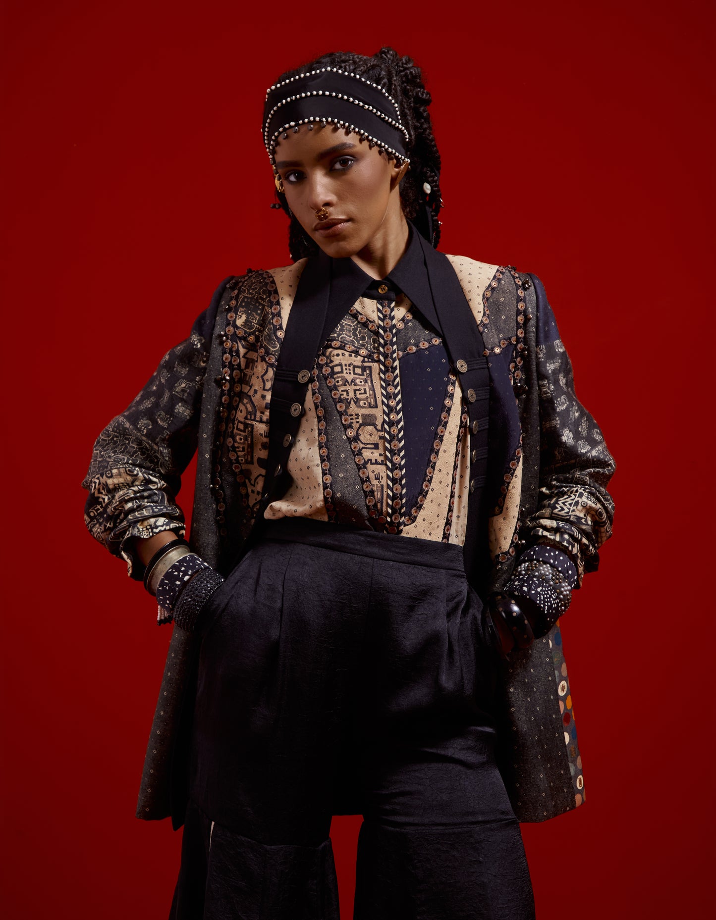 OPEN DHANA JACKET SET