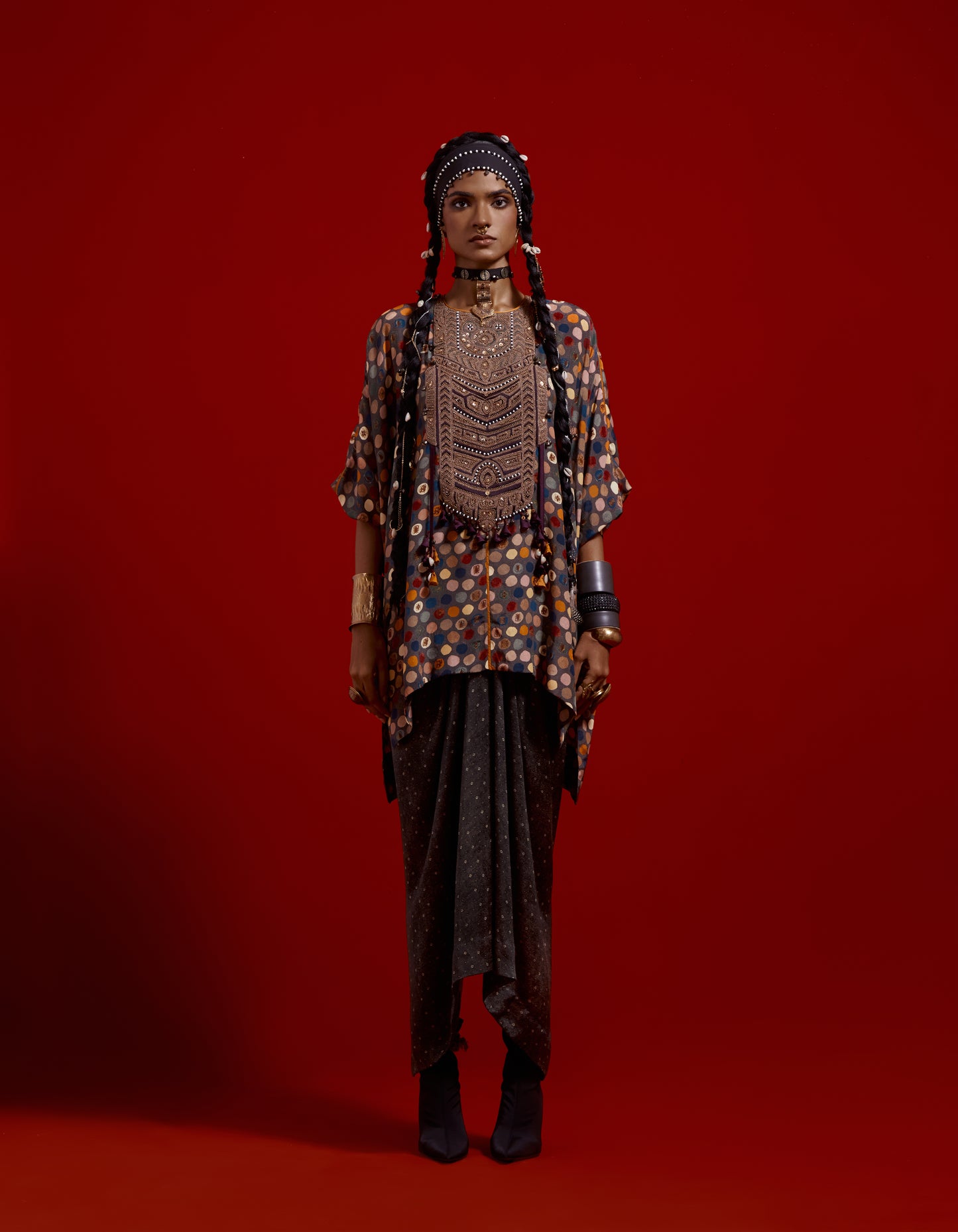 KURU TRAPEZE KURTA SET