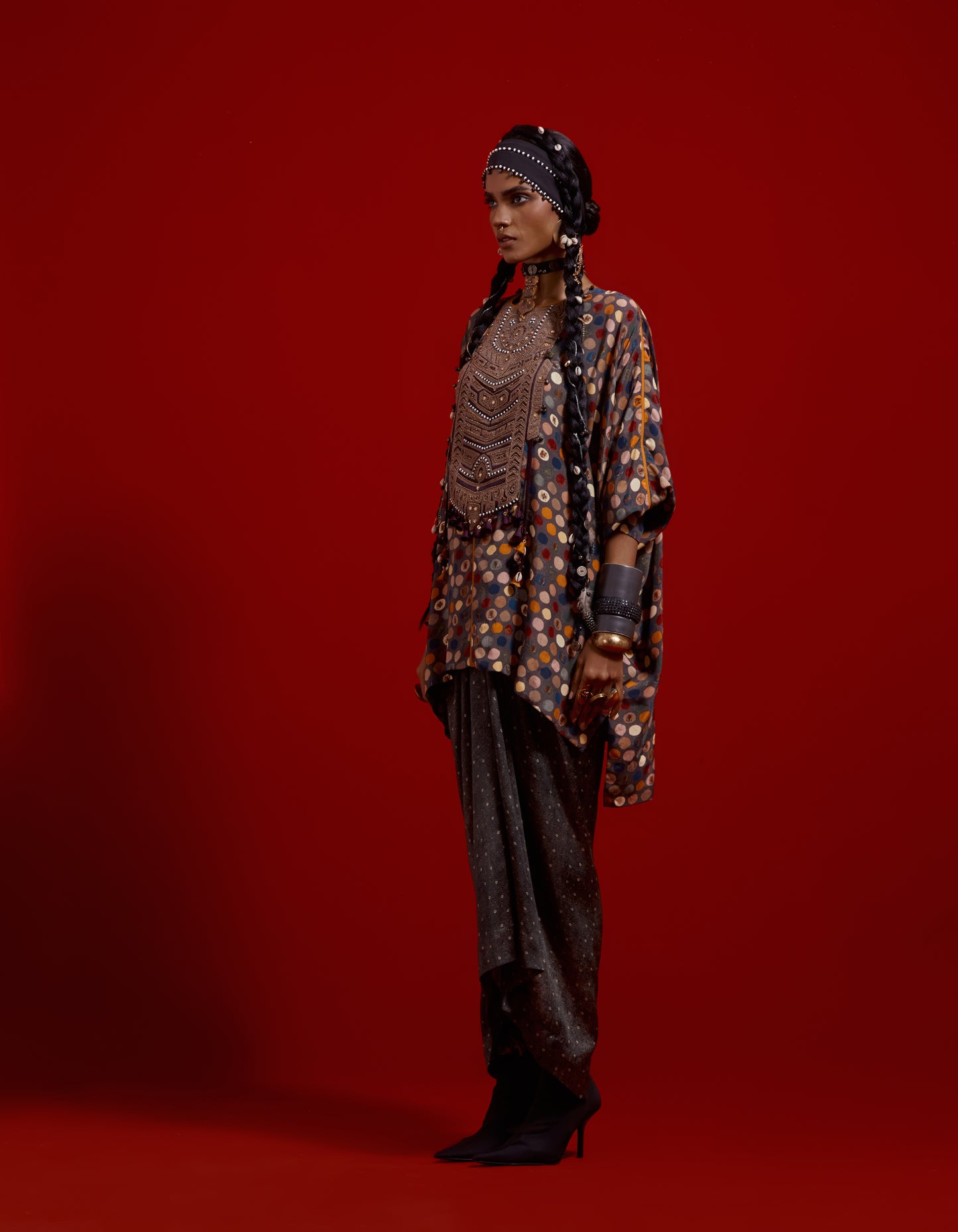 KURU TRAPEZE KURTA SET