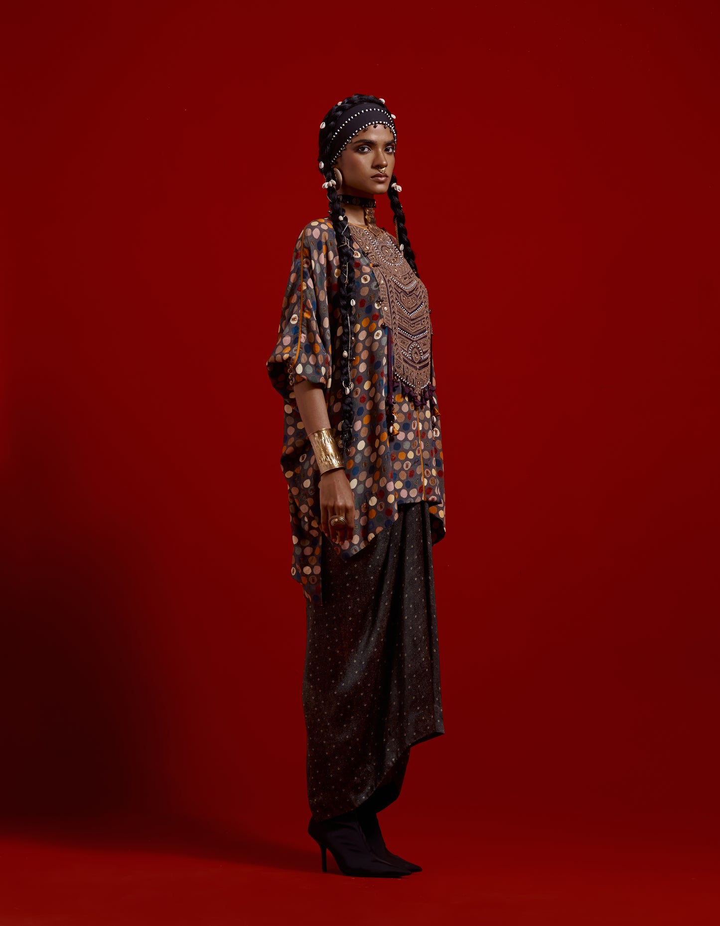 KURU TRAPEZE KURTA SET
