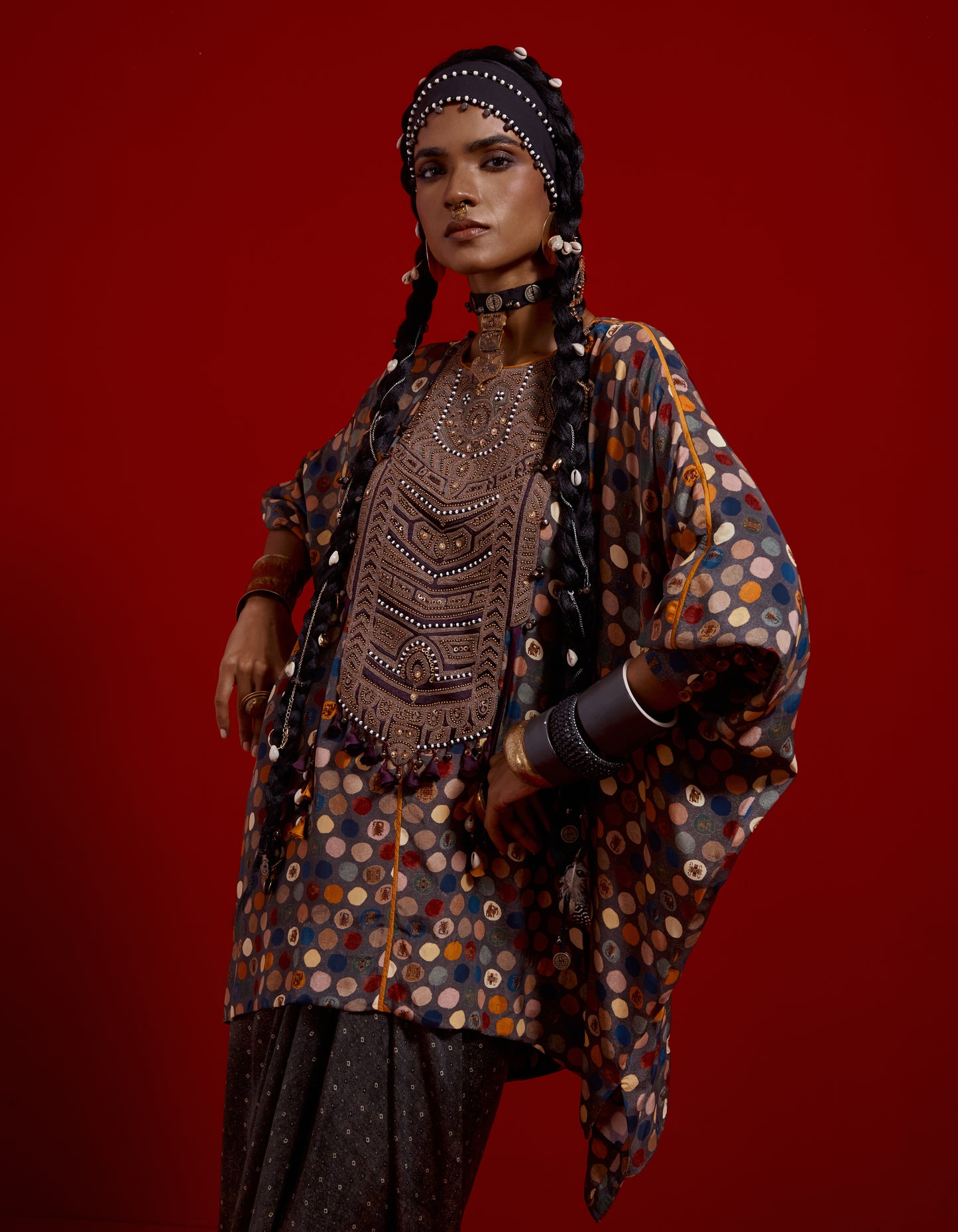 KURU TRAPEZE KURTA SET