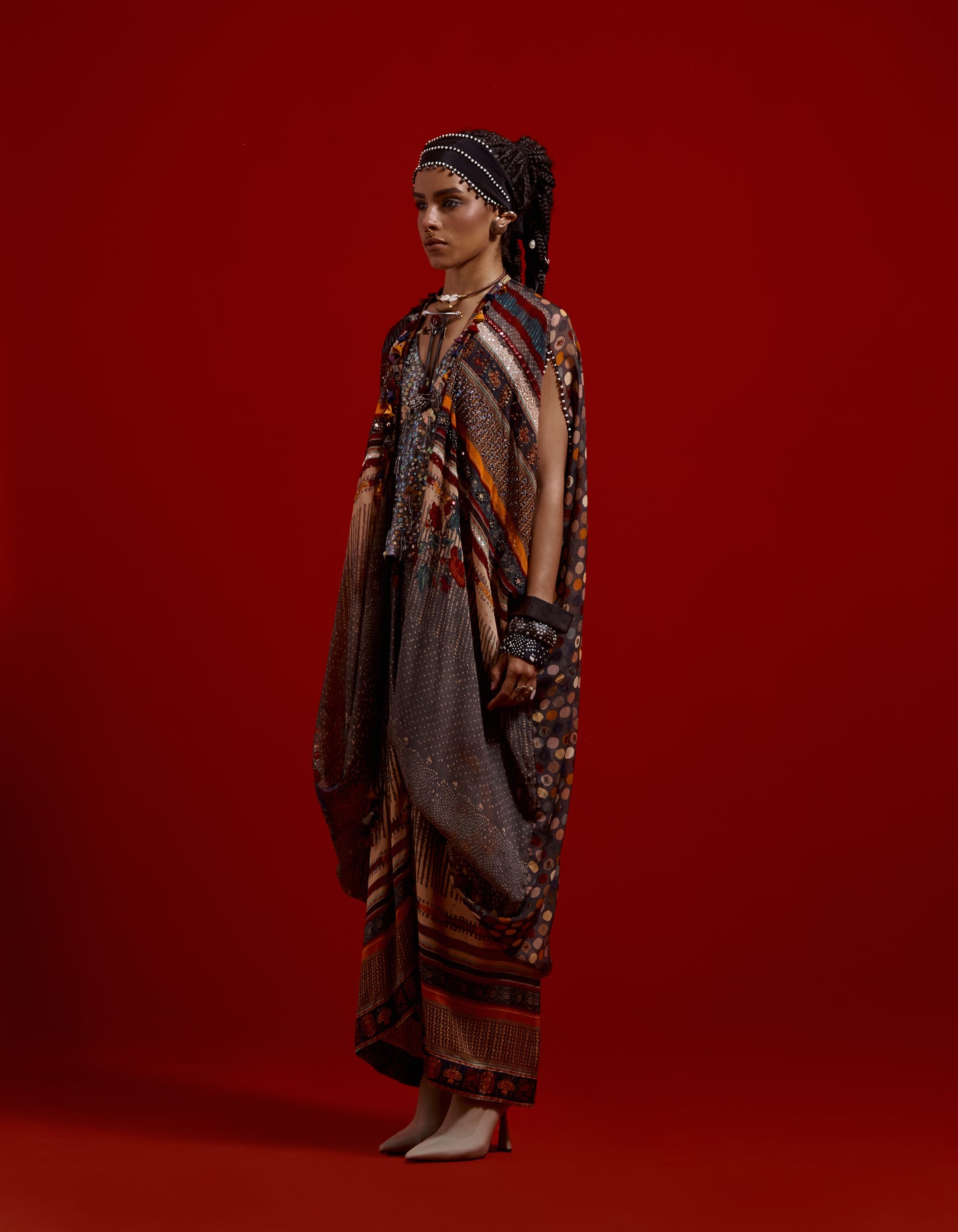 RITU KAFTAAN DUPATTA JACKET SET