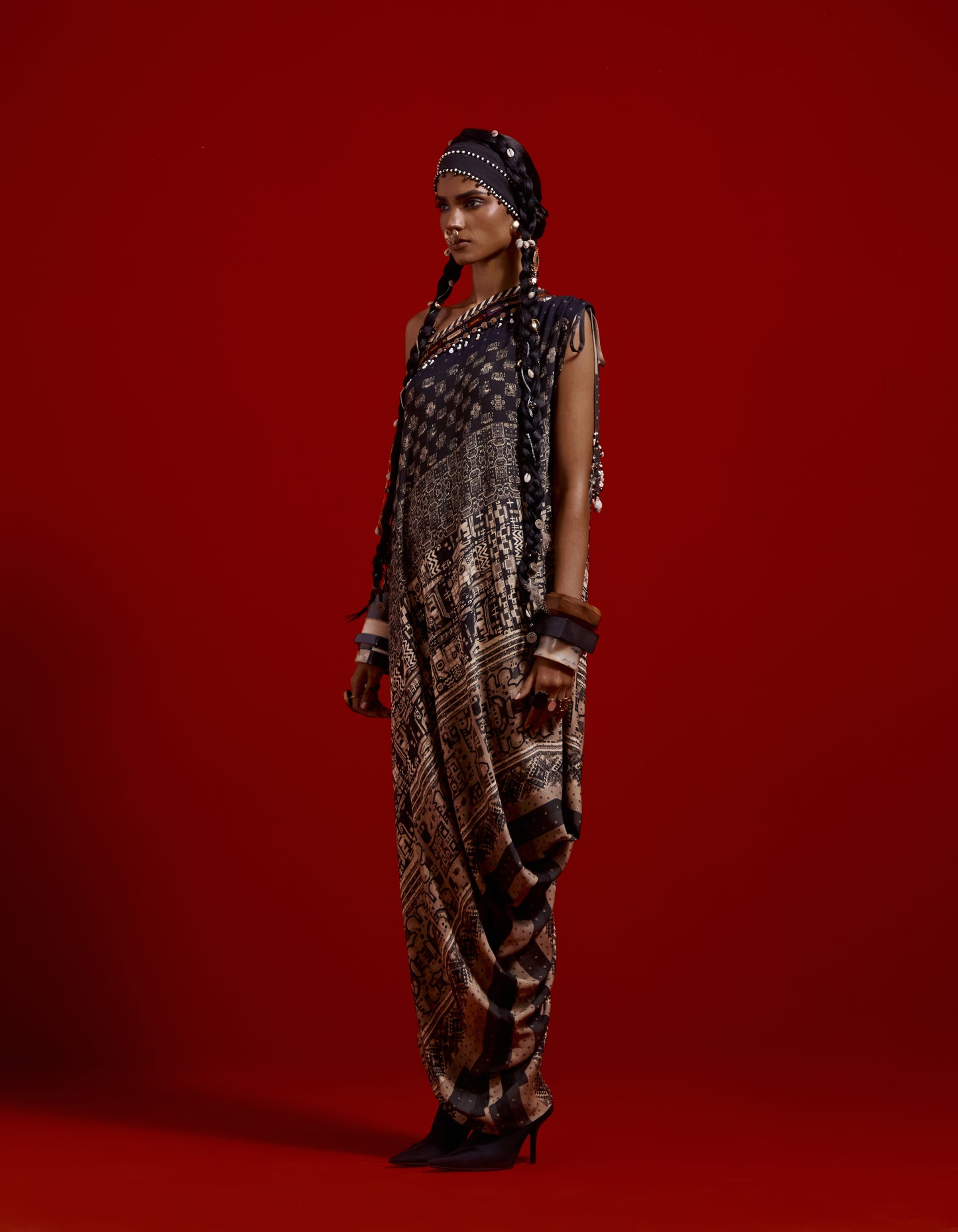 RASA ONE SHOULDER DRESS
