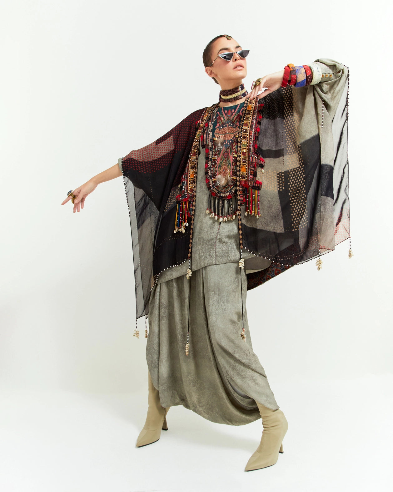 VENI DUPATTA JACKET SET