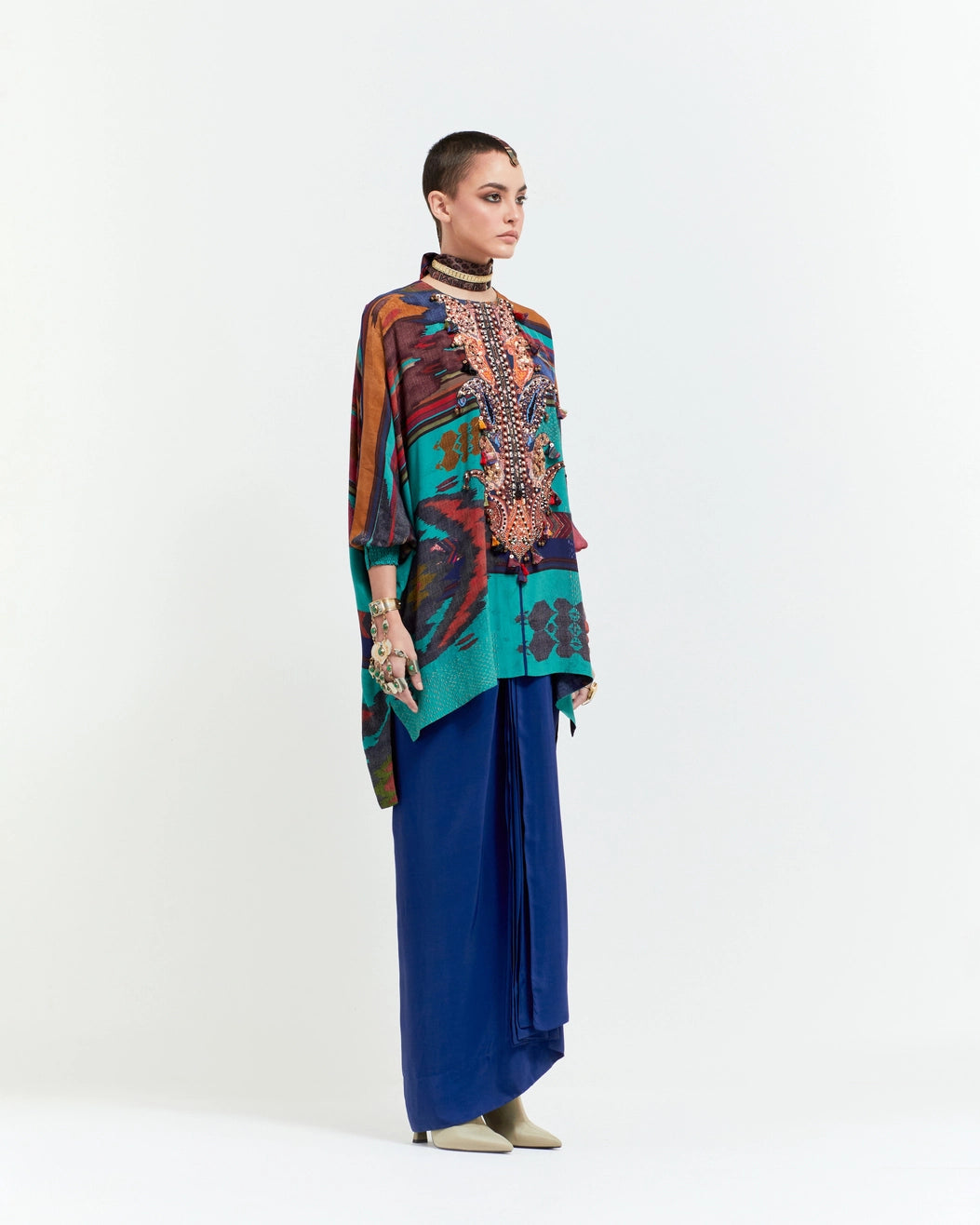 KURU TRAPEZE KURTI SET