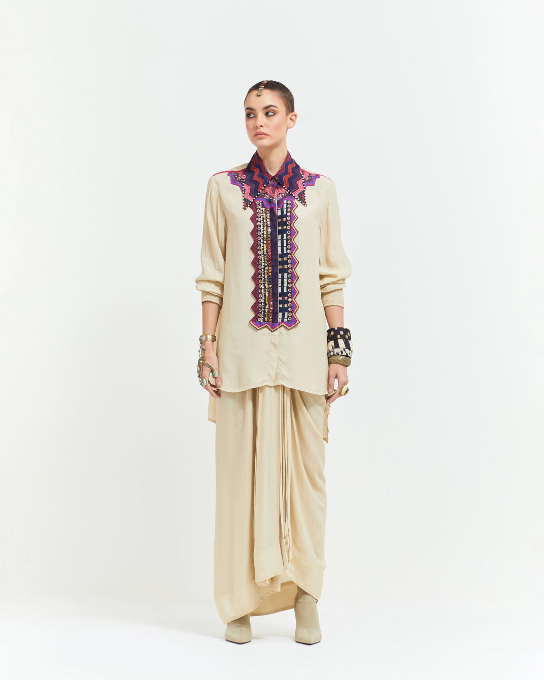 ATRI STRAIGHT SHIRT SET