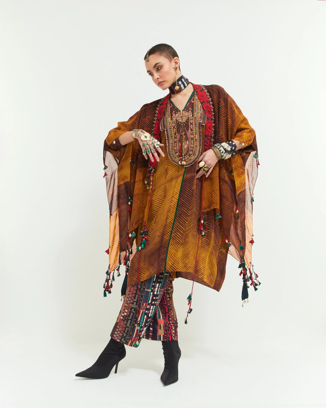 VENI DUPATTA JACKET SET