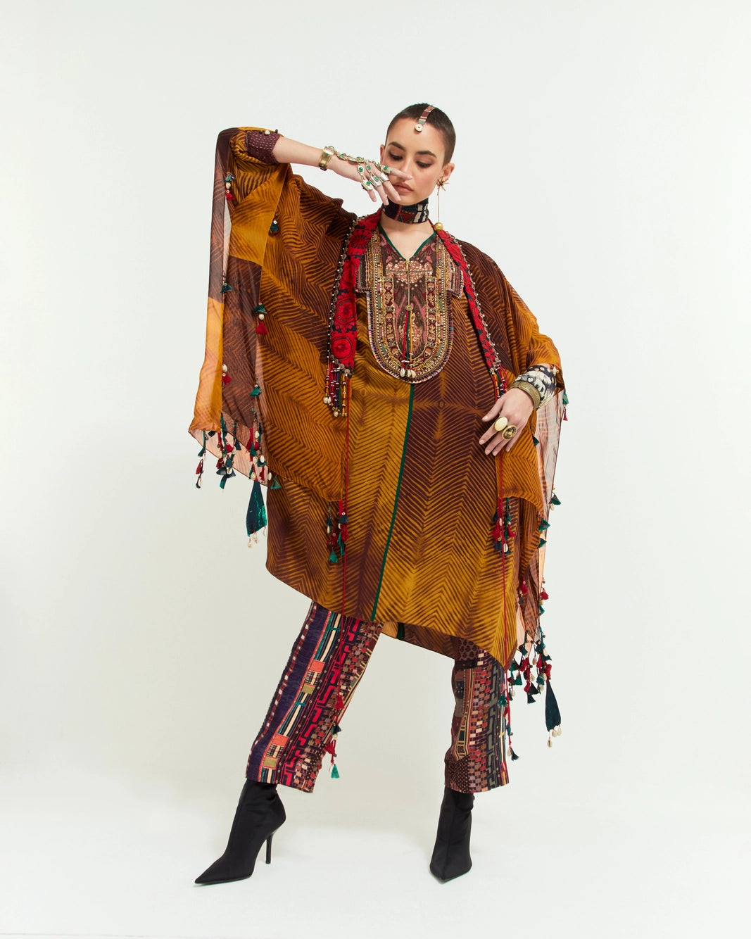 VENI DUPATTA JACKET SET
