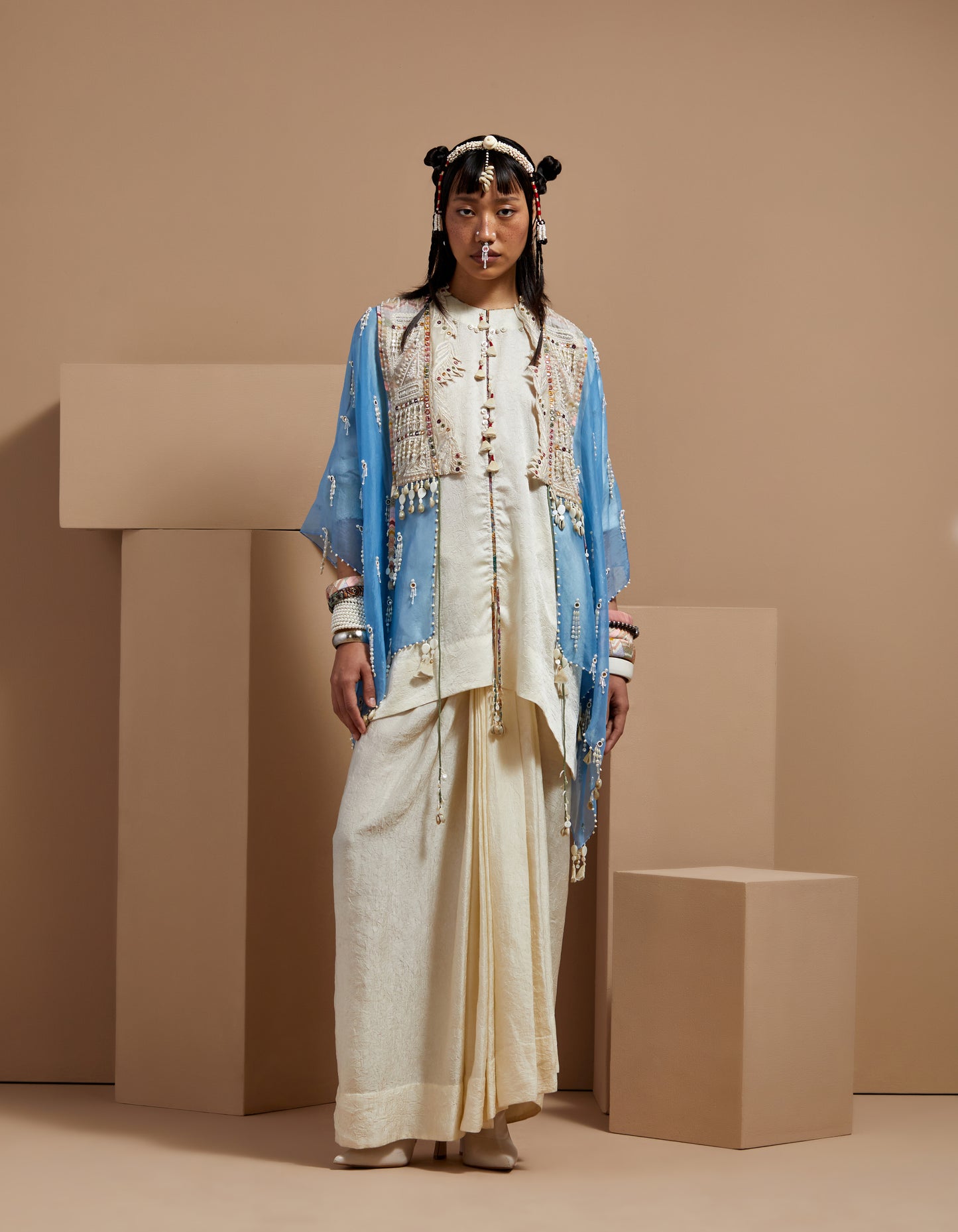 VENI DUPATTA JACKET SET