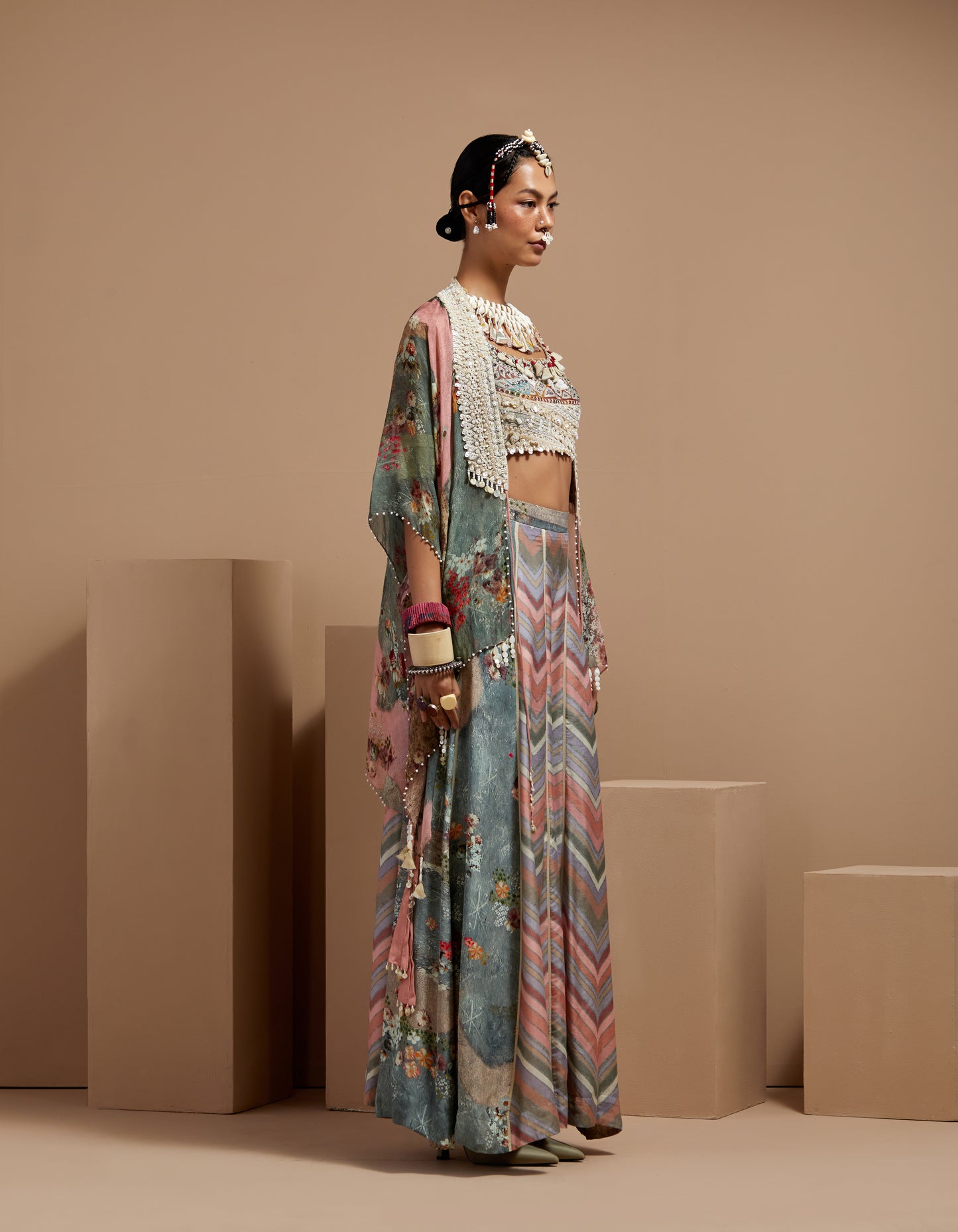 VENI DUPATTA JACKET SET