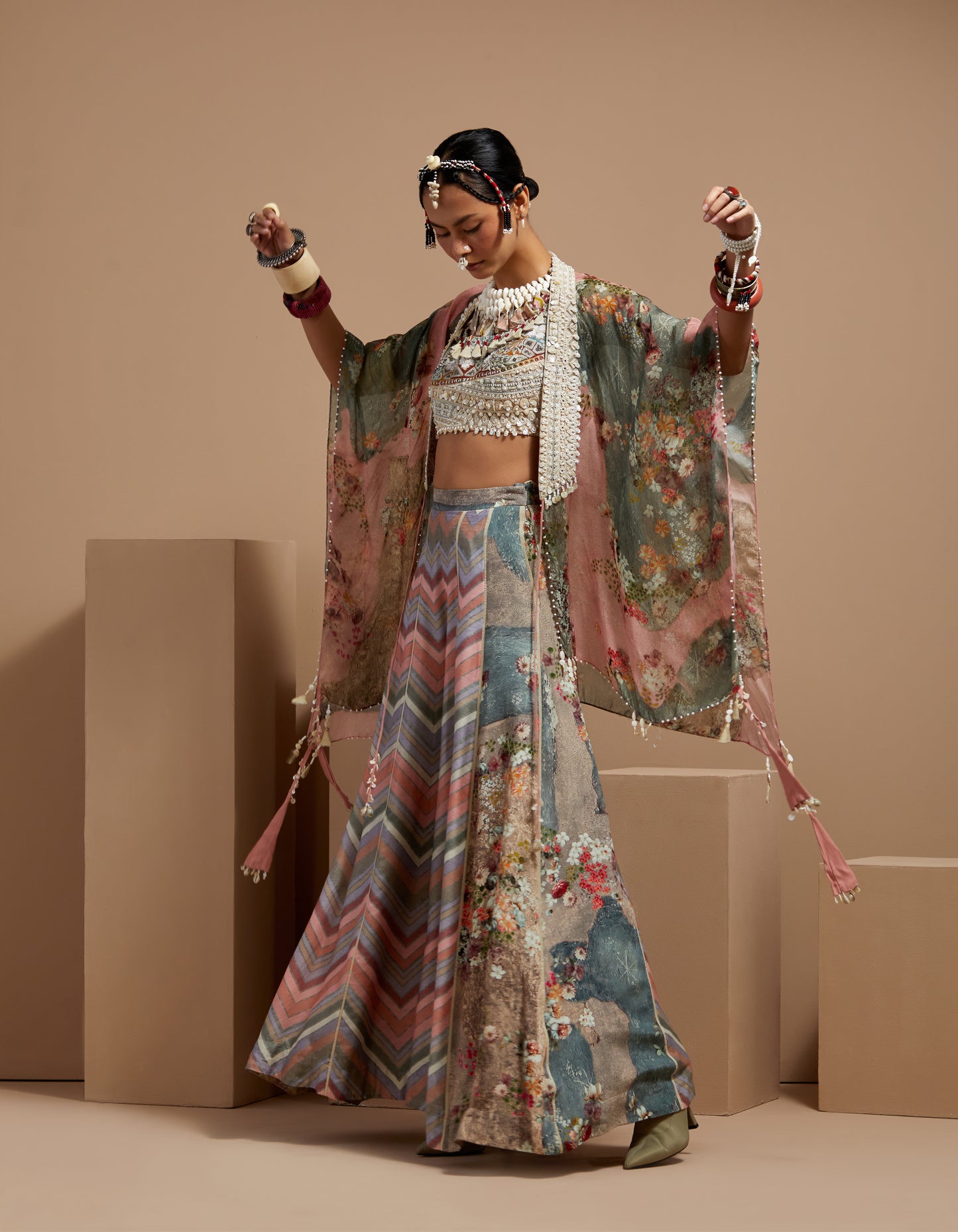 VENI DUPATTA JACKET