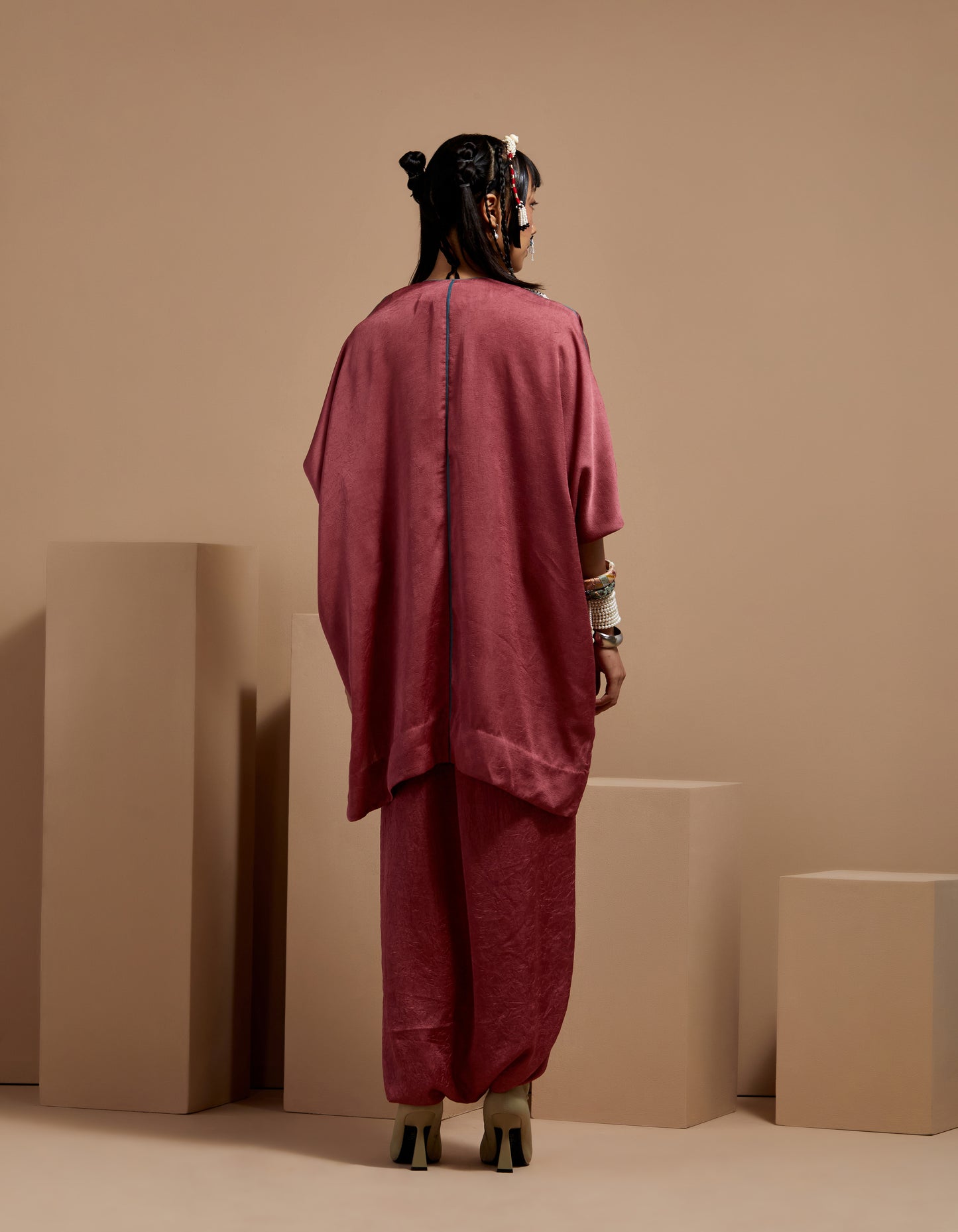 KURU TRAPEZE KURTA SET