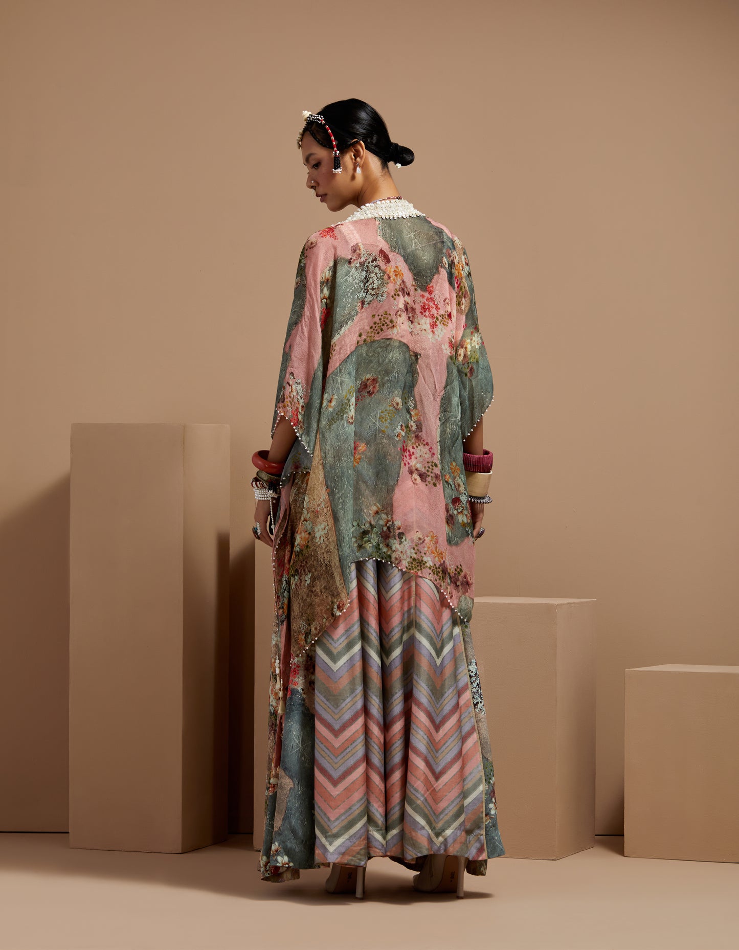 VENI DUPATTA JACKET SET