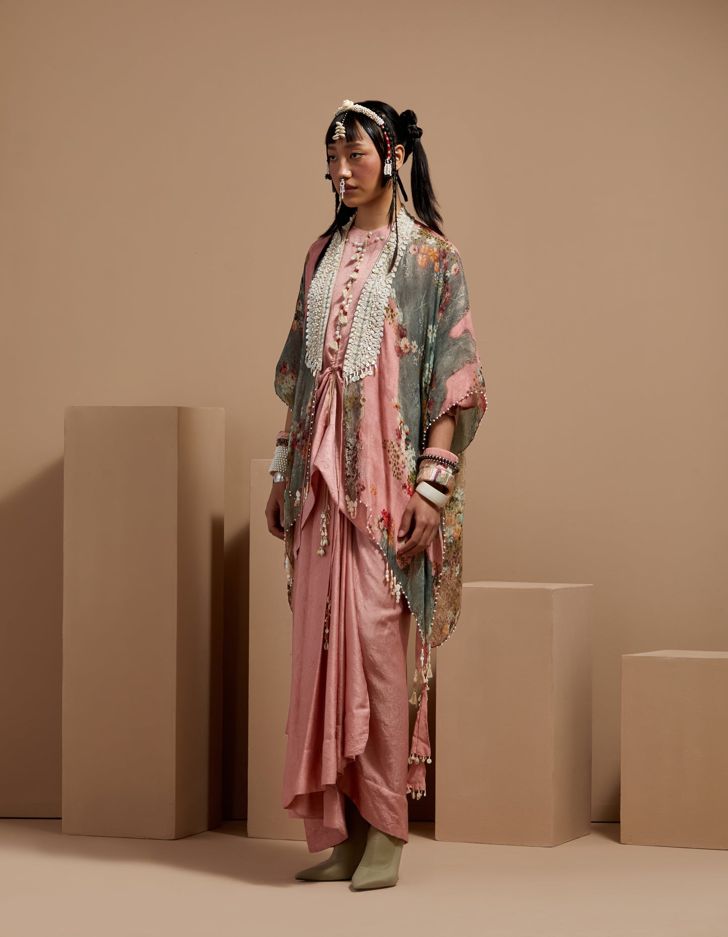 VENI DUPATTA JACKET SET