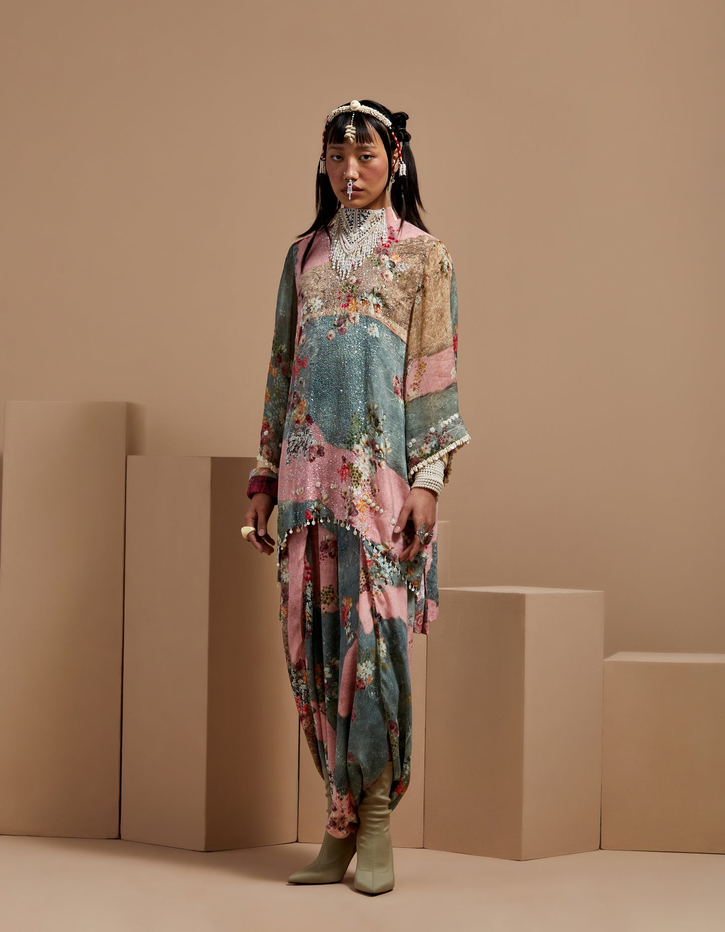 MITRA SHORT KURTA SET