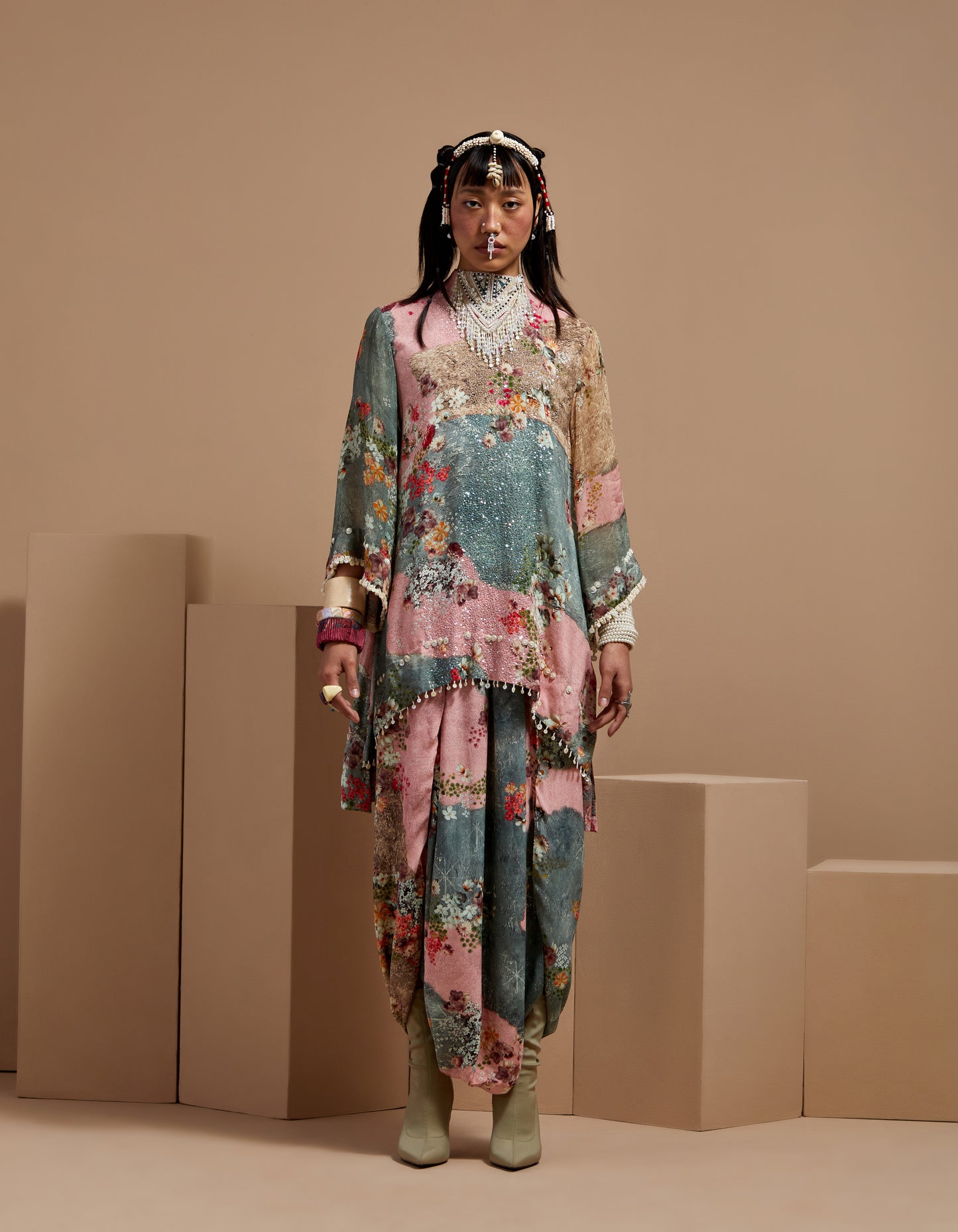 MITRA SHORT KURTA SET