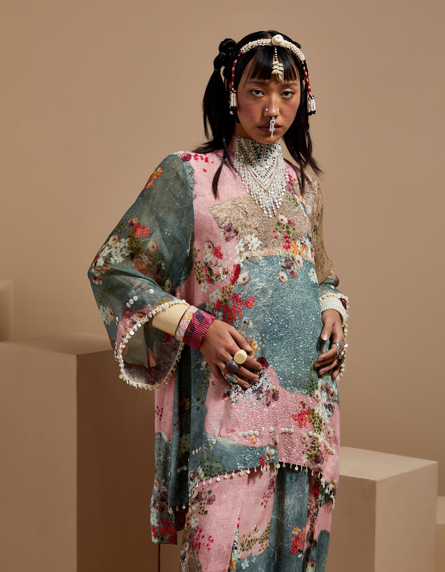 MITRA SHORT KURTA SET