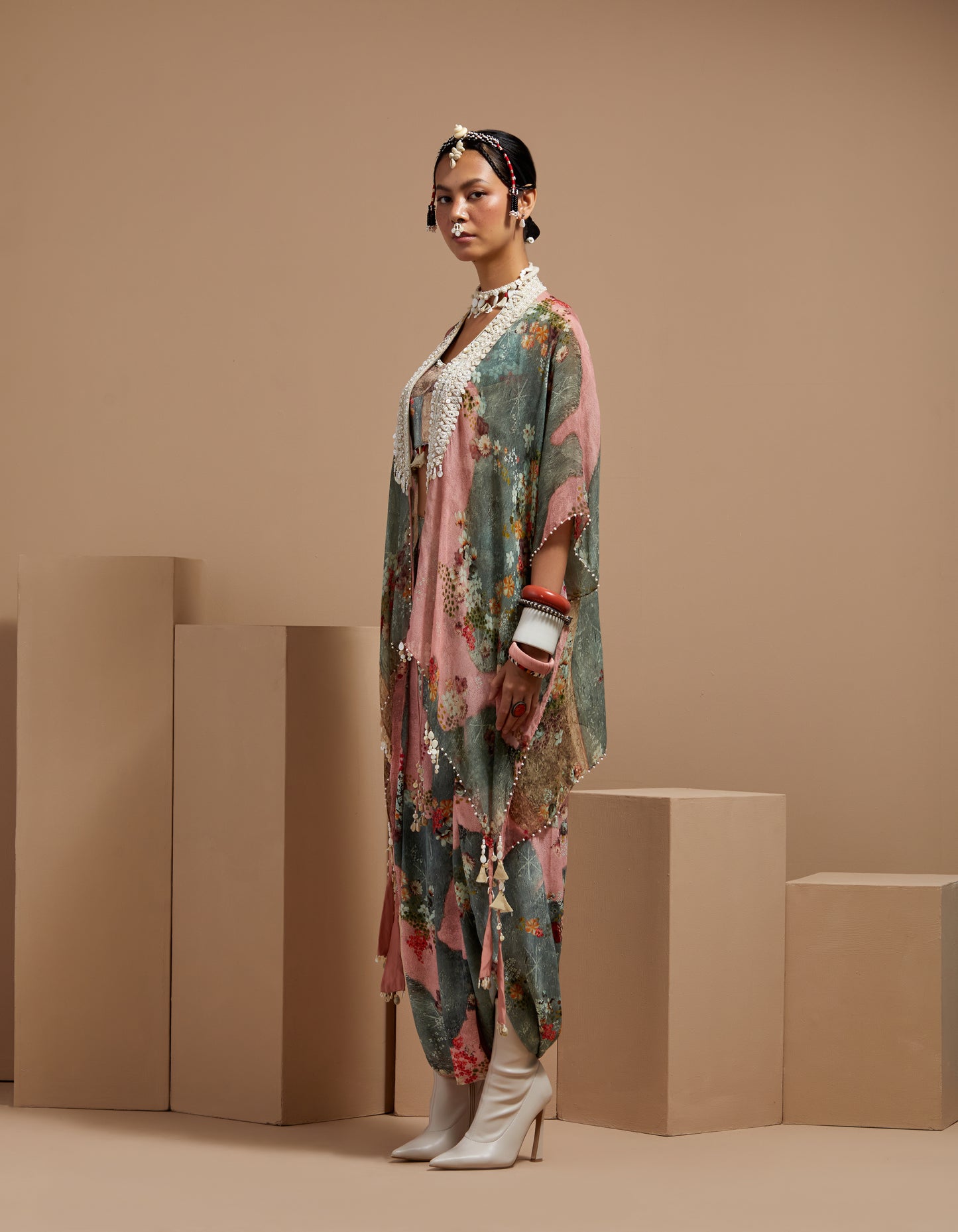 VENI DUPATTA JACKET SET