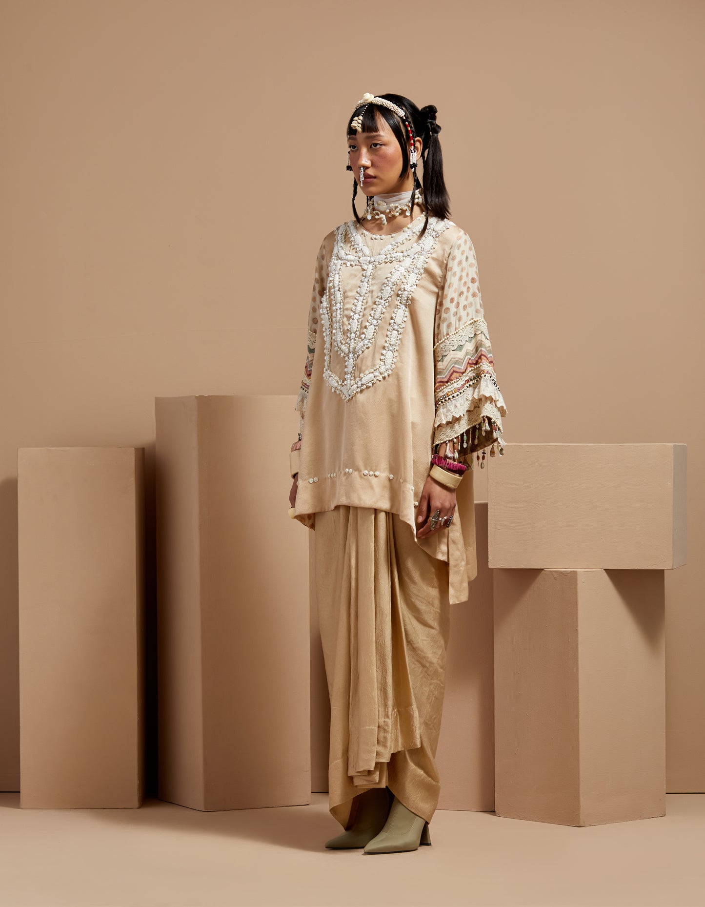 MITRA SHORT KURTA SET