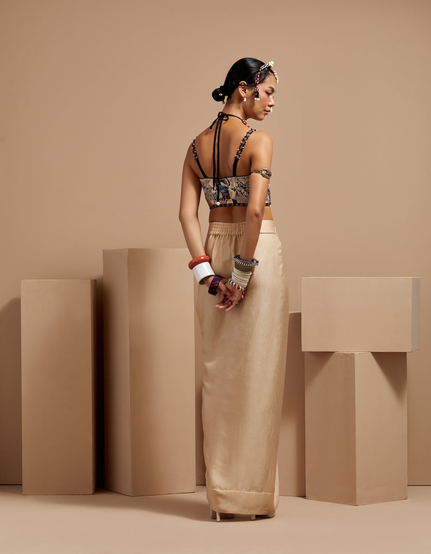CHANDRA CORSET BLOUSE SET