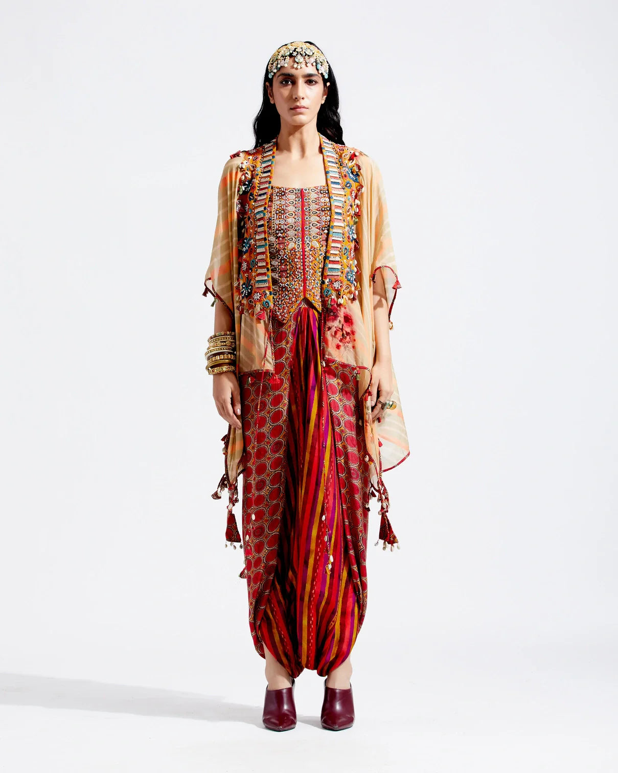 VENI DUPATTA JACKET SET