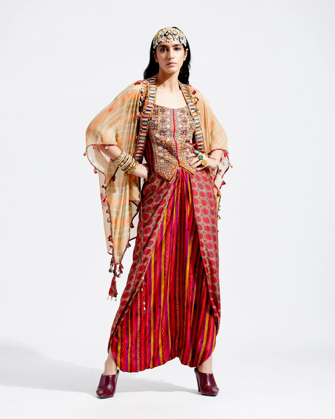 VENI DUPATTA JACKET SET