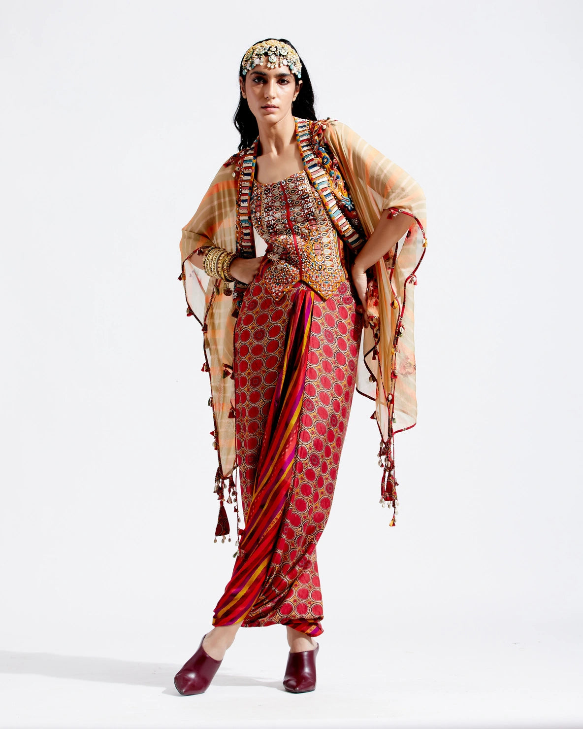 VENI DUPATTA JACKET SET