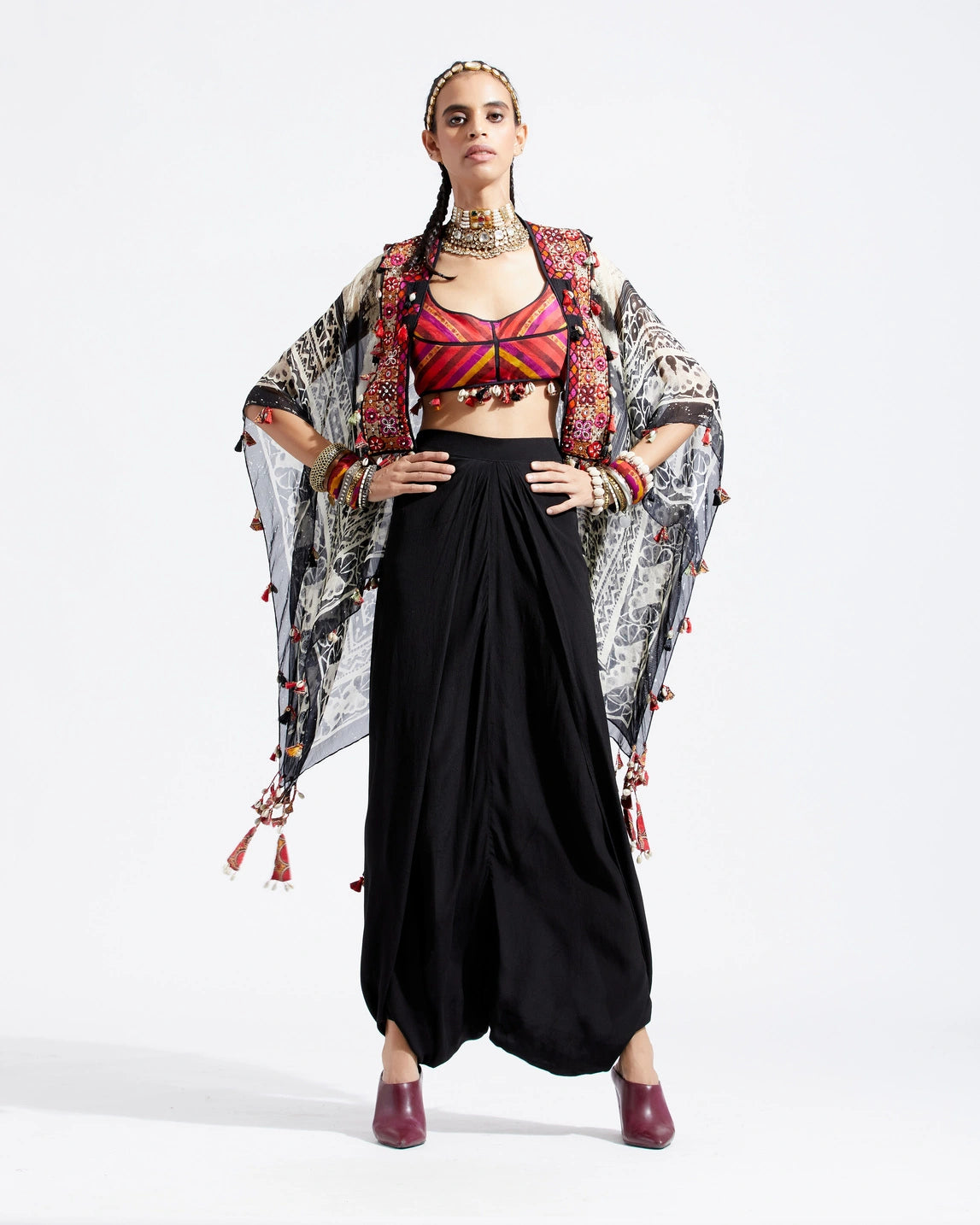 VENI DUPATTA JACKET SET