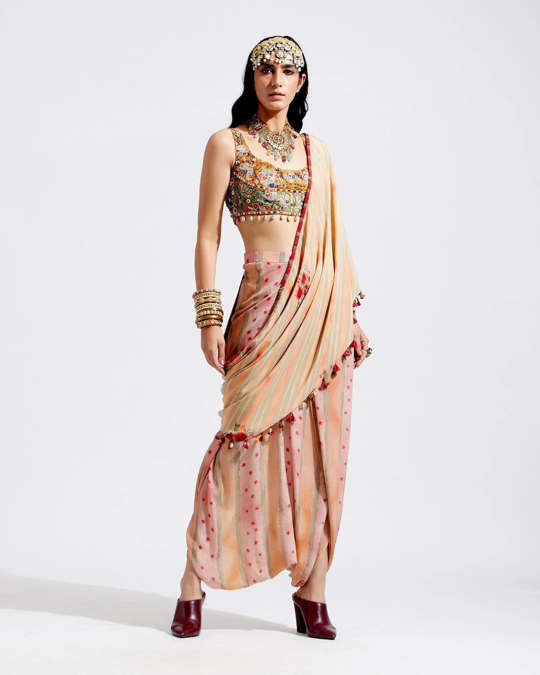 SADHAVI DRAPE SAREE