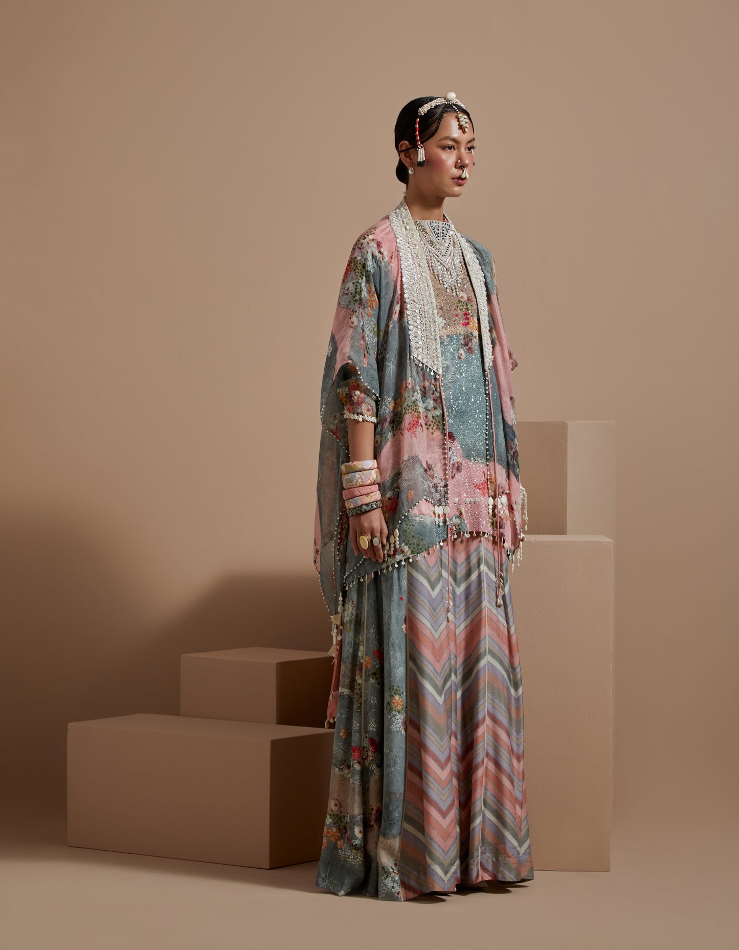 VENI DUPATTA JACKET SET