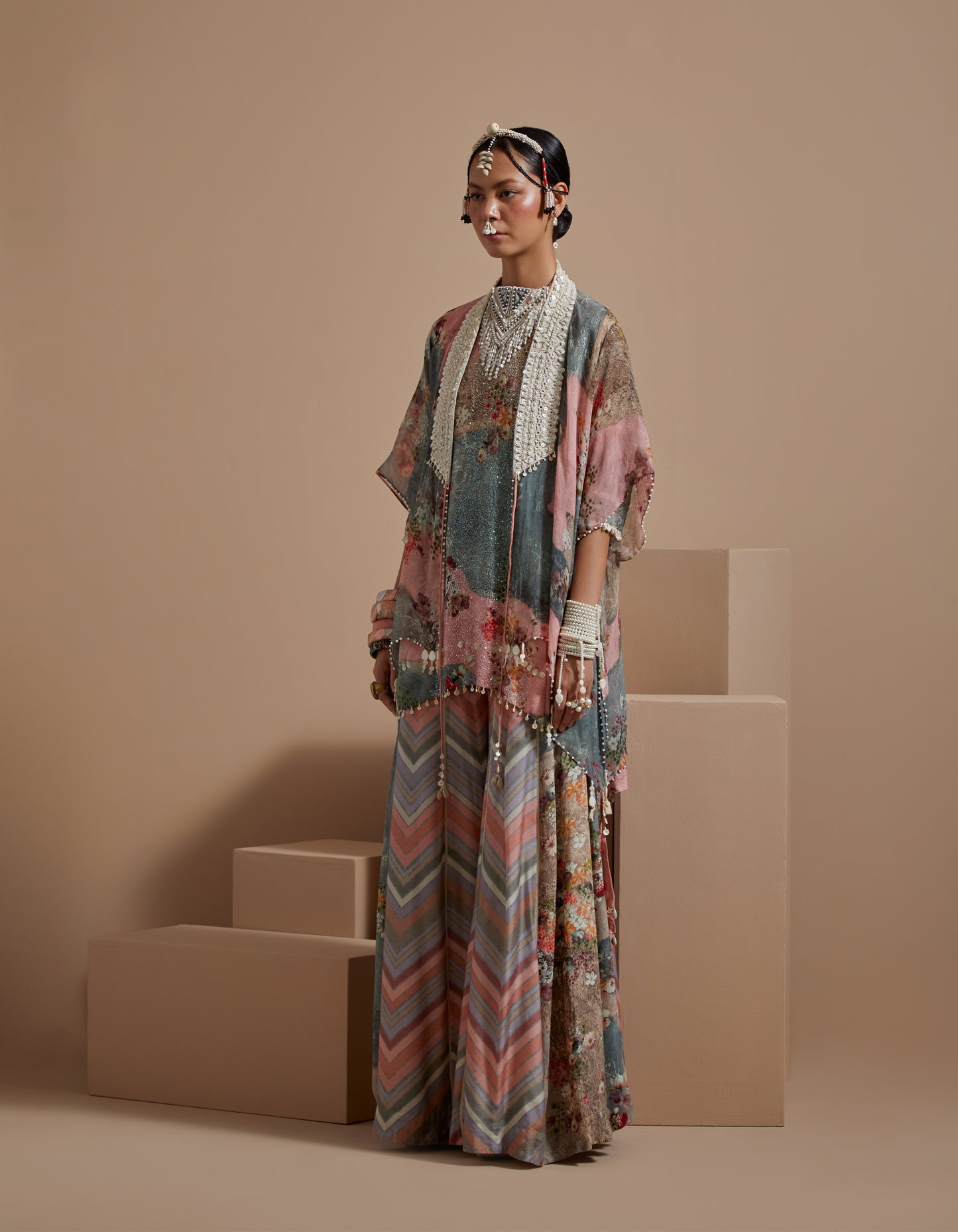 VENI DUPATTA JACKET SET