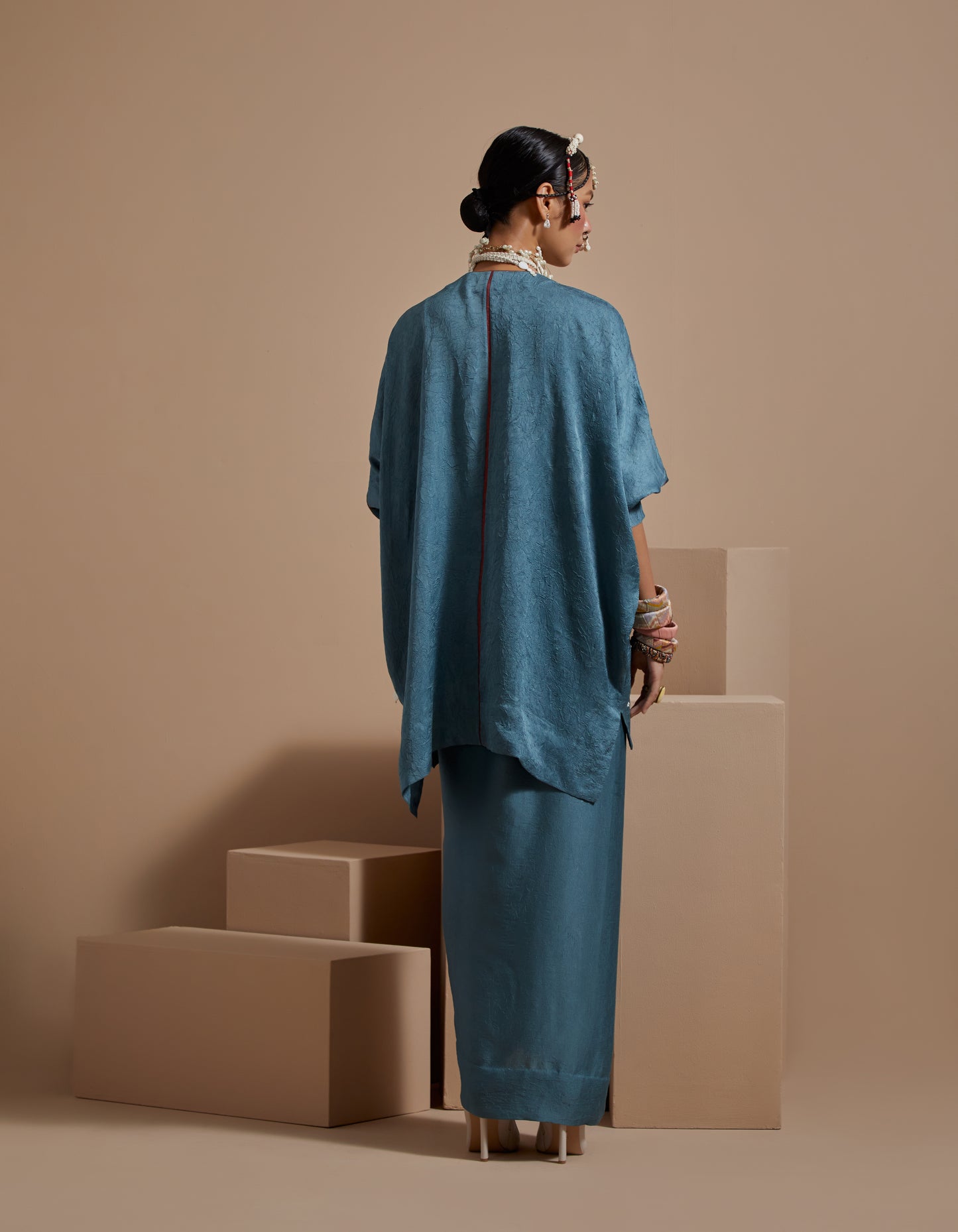 KURU TRAPEZE KURTA SET